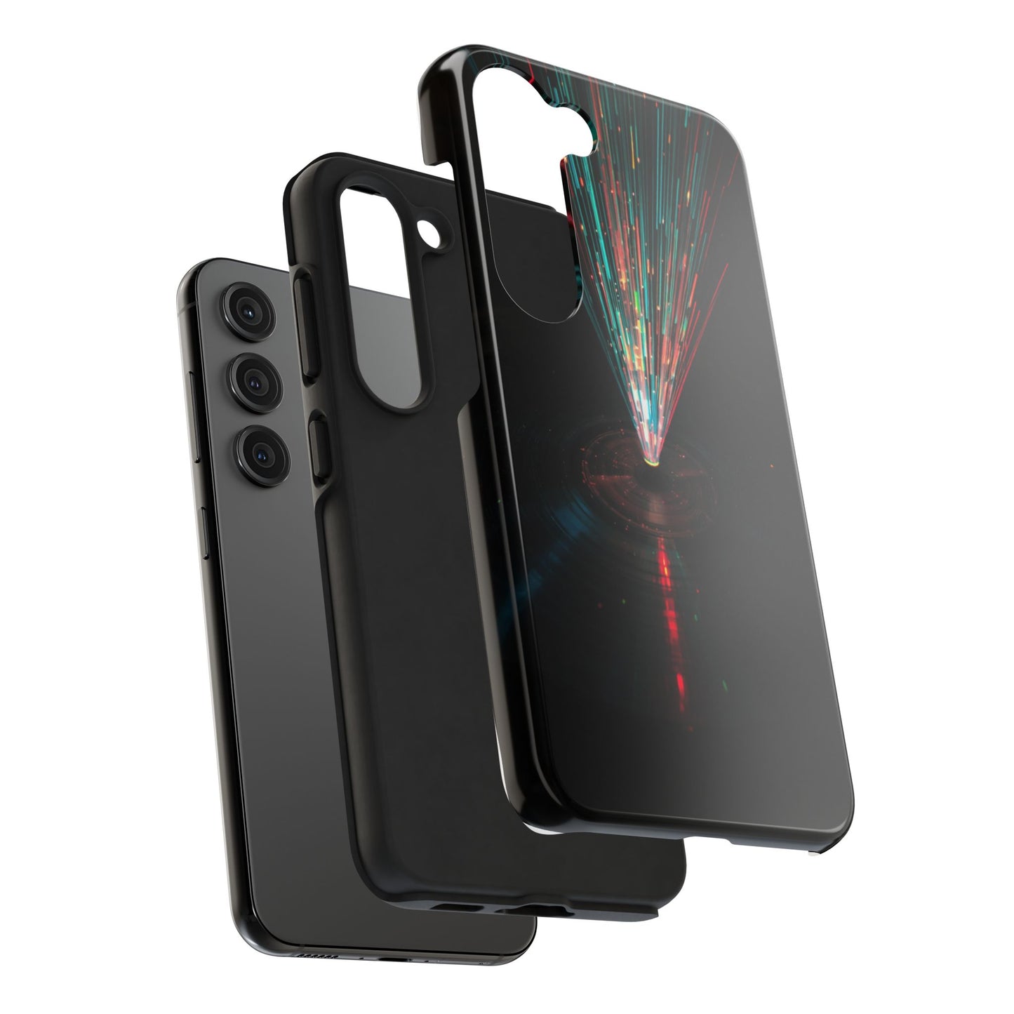Galaxy Burst Tough Phone Case – Durable Protection with Vibrant Design