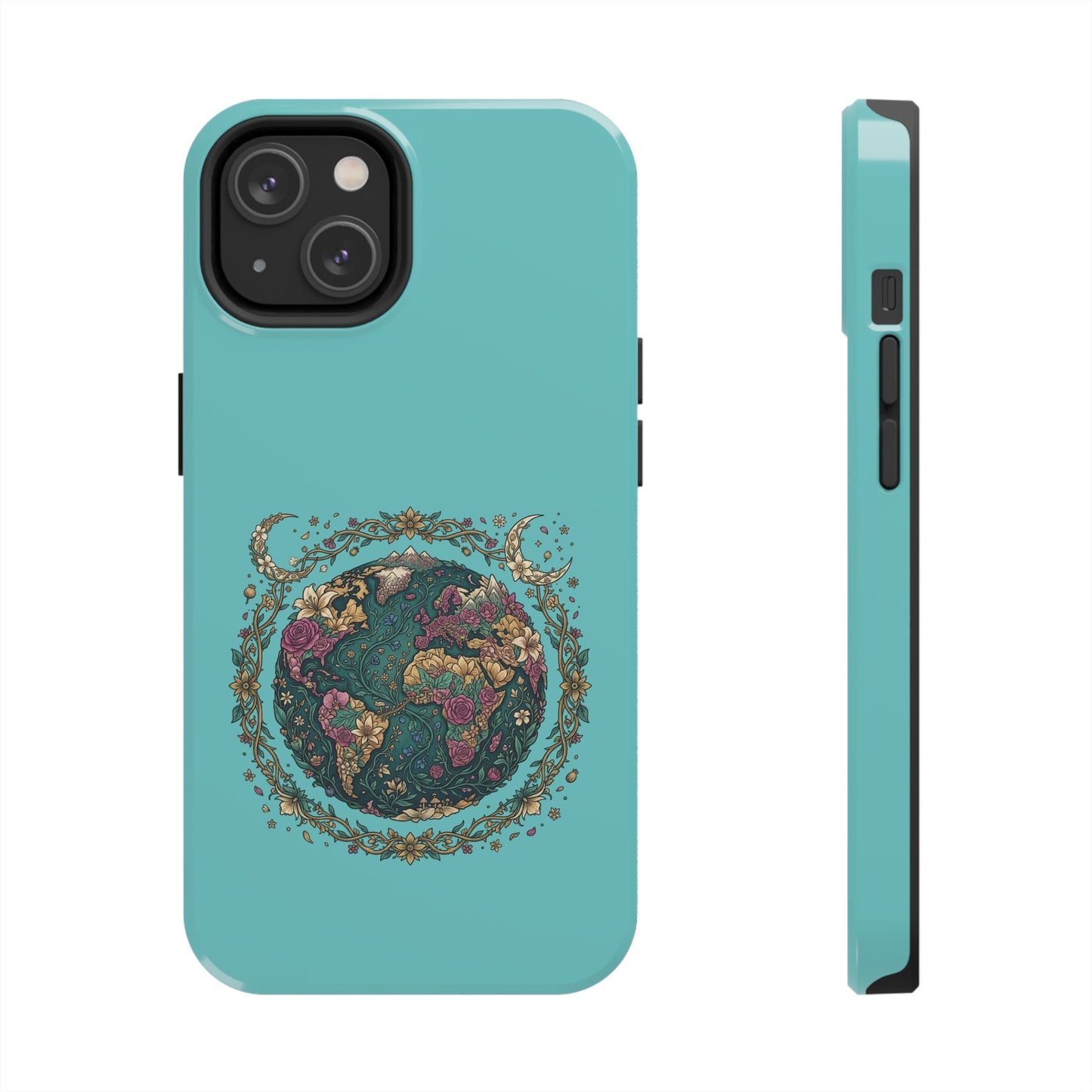 Mystical Floral Planet Phone Case — Tough Protective Phone Case