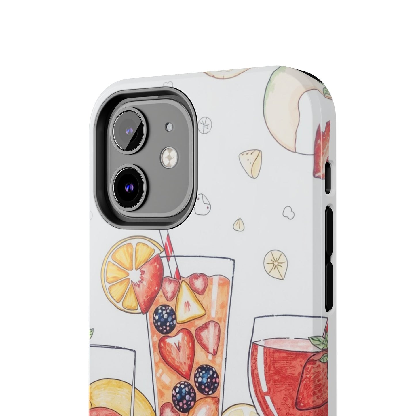 Colorful Fruit Cocktail Tough Phone Case - Perfect for Summer Vibes