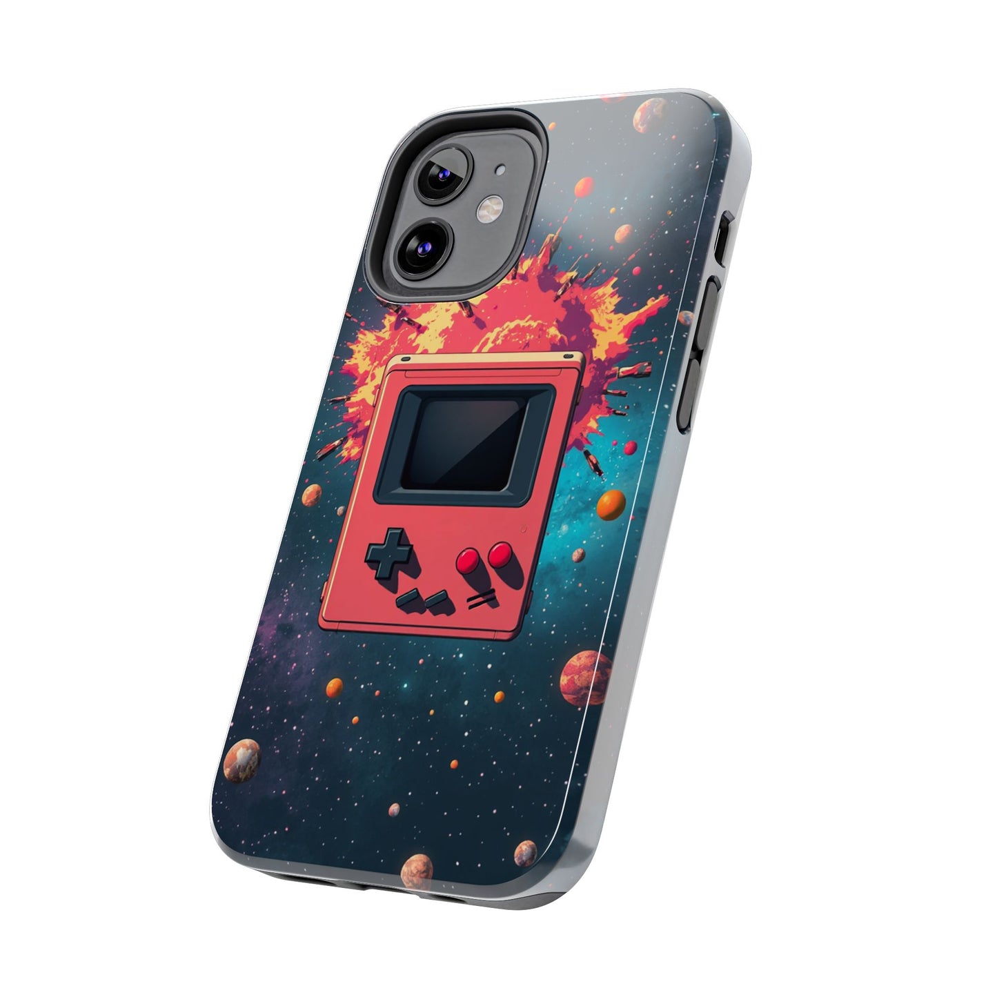 Retro Gaming Tough Phone Case - Space Adventure Design