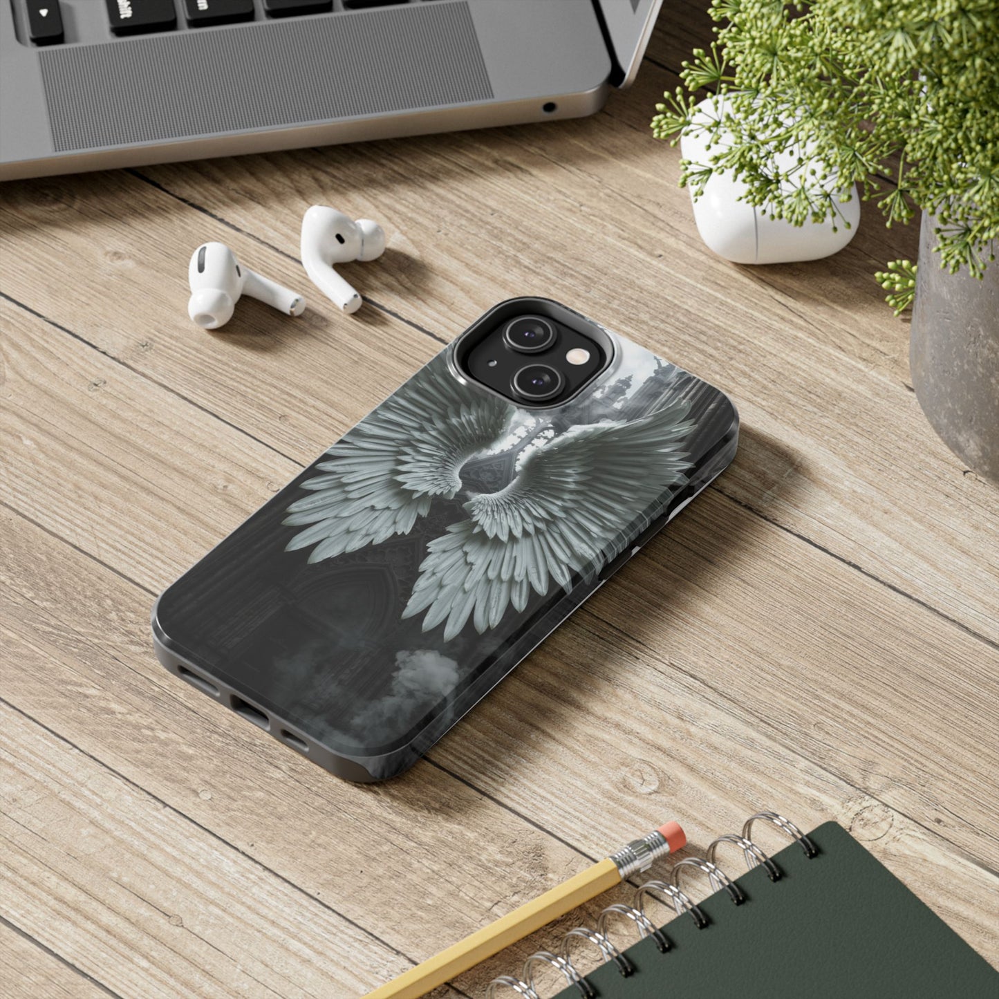 Angel Wings Tough Phone Case - Durable & Stylish Protection for Creatives