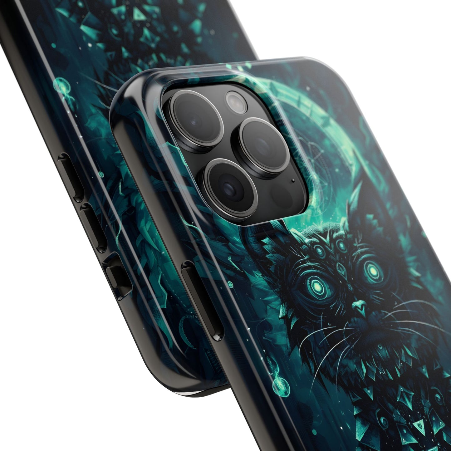 Mystical Dark Cat Phone Case - Tough Protective Cover for Cat Lovers - for iPhone