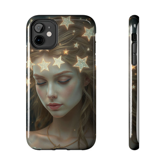 Celestial Dream Tough Phone Case - Artistic Starry Design for Style Enthusiasts
