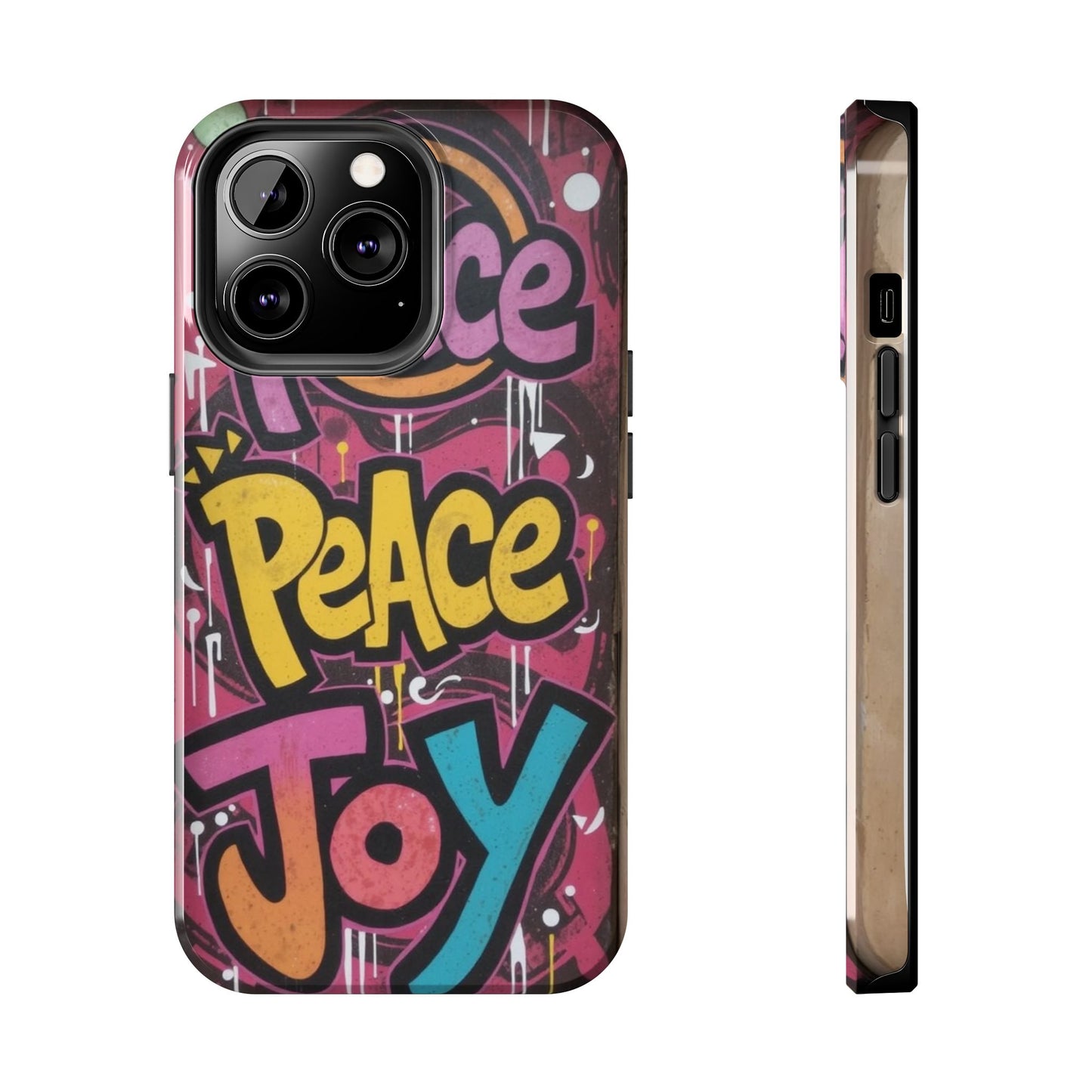 Colorful Peace Joy Tough Phone Case
