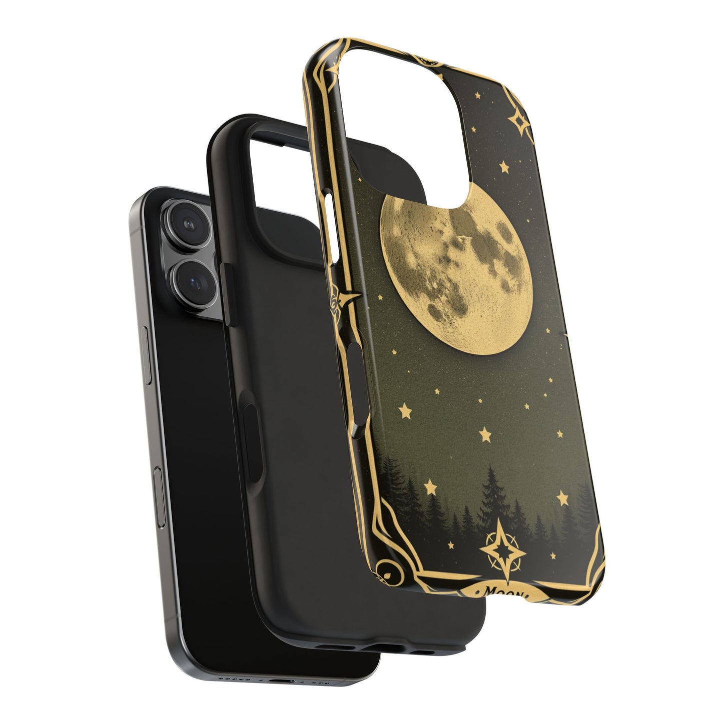 Celestial Moon Phone Case - Tough & Stylish for Star Lovers