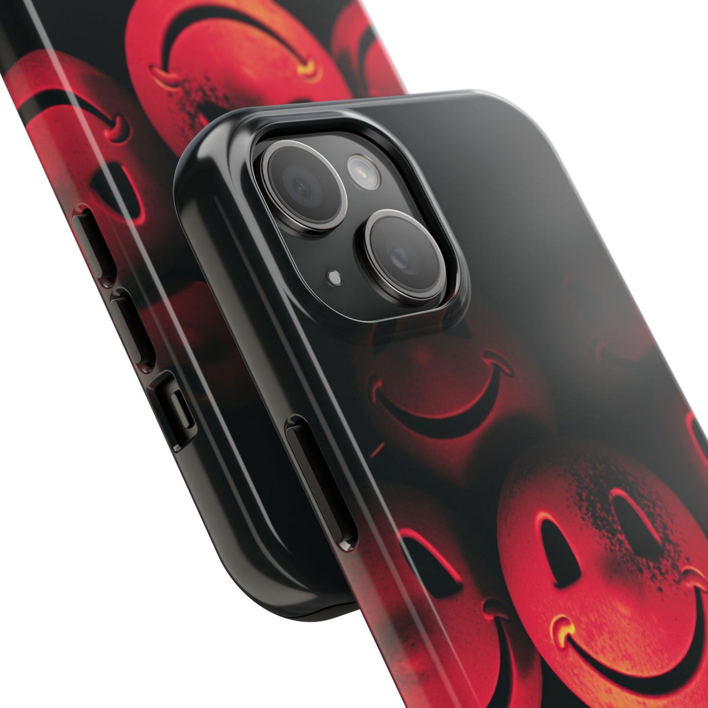 Smiley Face Tough Phone Case - Durable Protection with Fun Design