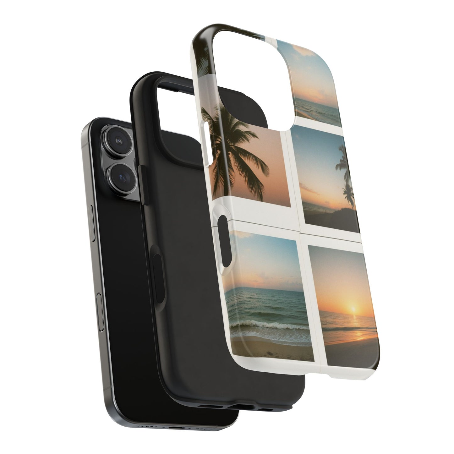 Tropical Sunset Tough Phone Case - Beach Vibes for Summer Adventures