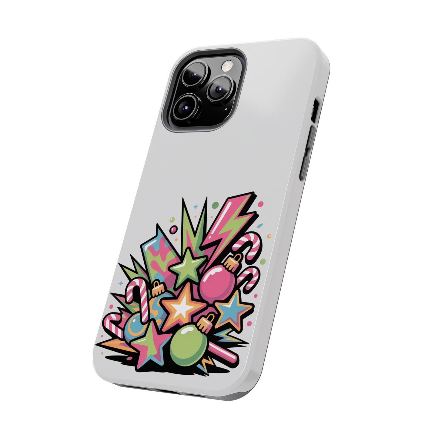 Colorful Explosion Retro Christmas Tough Phone Case