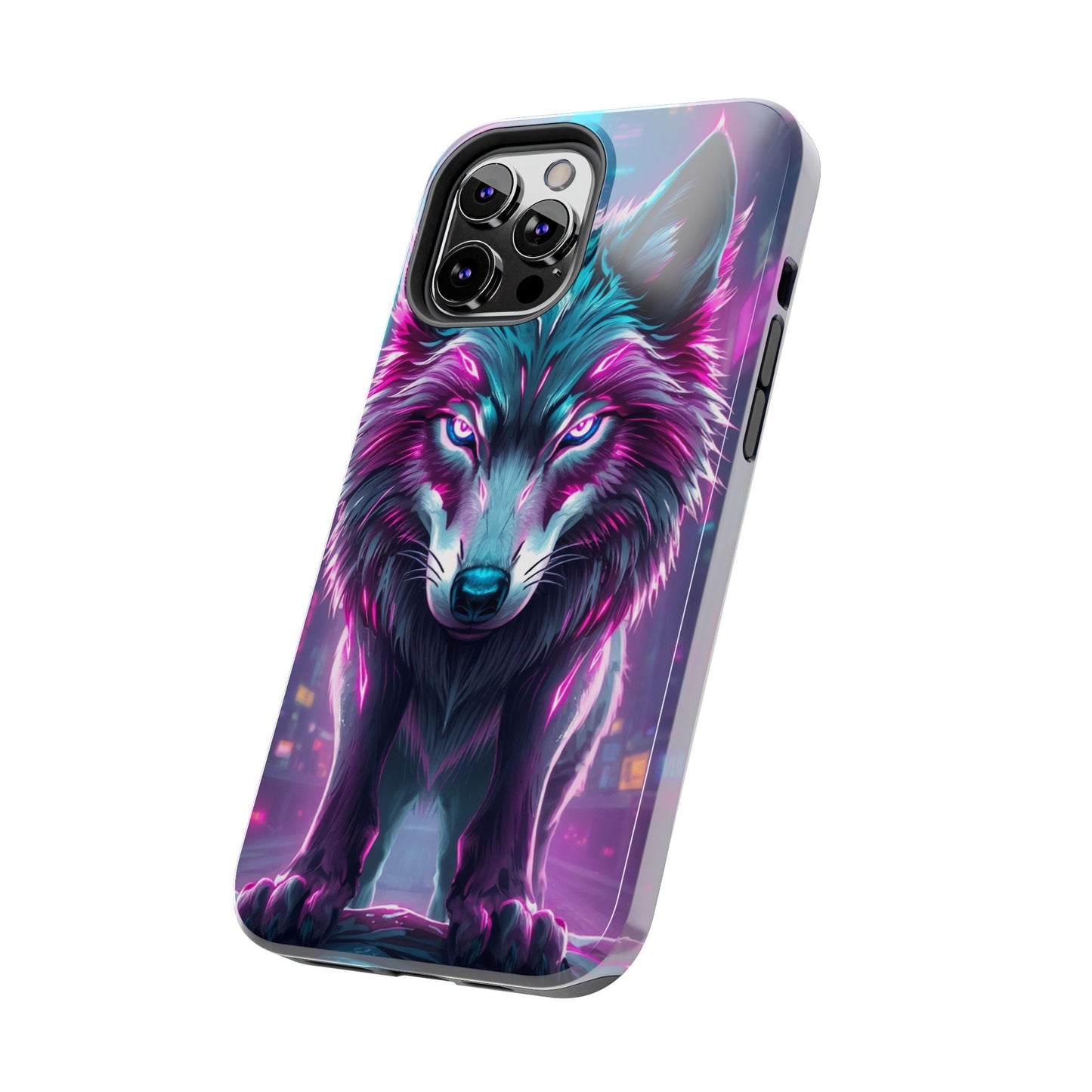 Fierce Wolf Phone Case - Tough & Vibrant Design for Animal Lovers