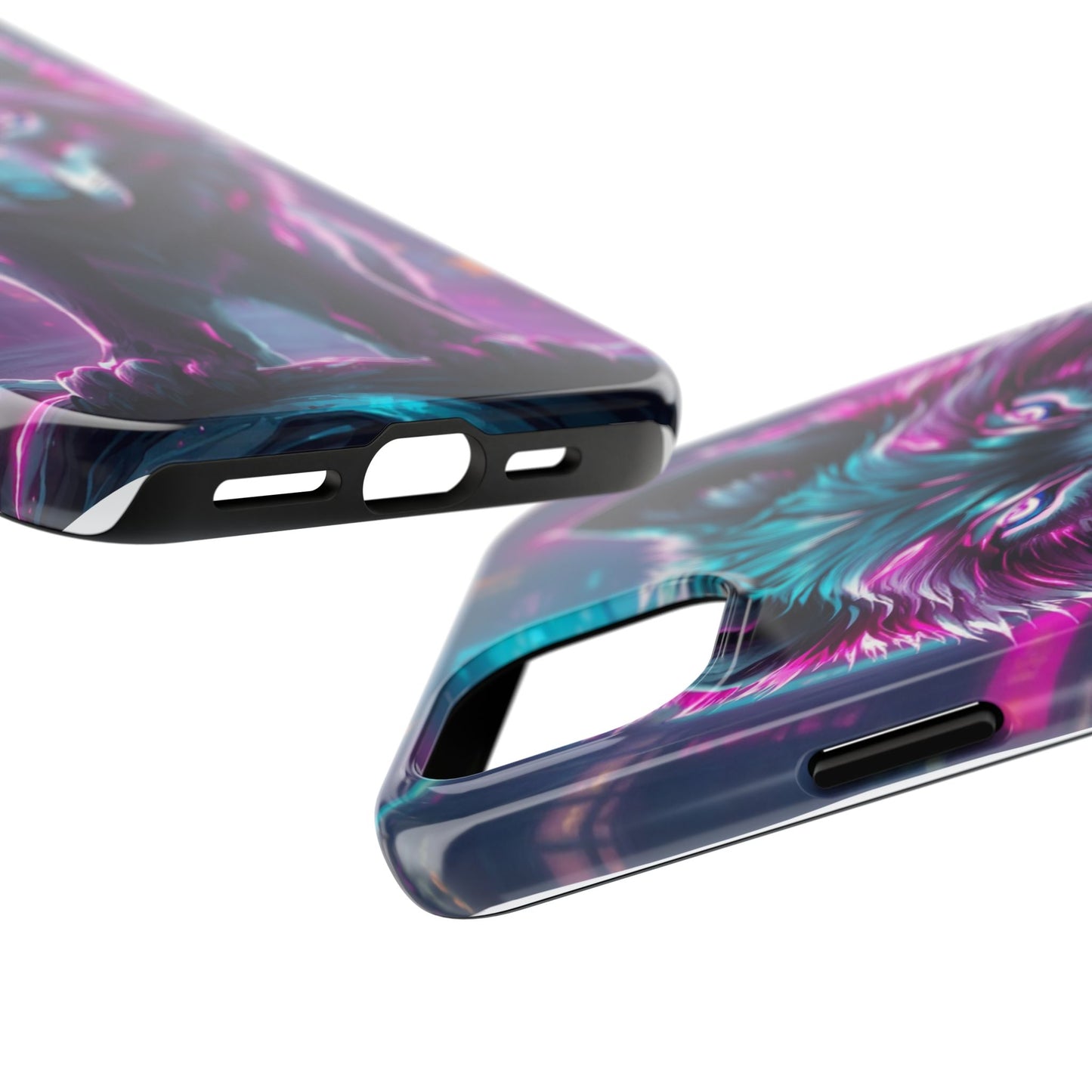 Fierce Wolf Phone Case - Tough & Vibrant Design for Animal Lovers