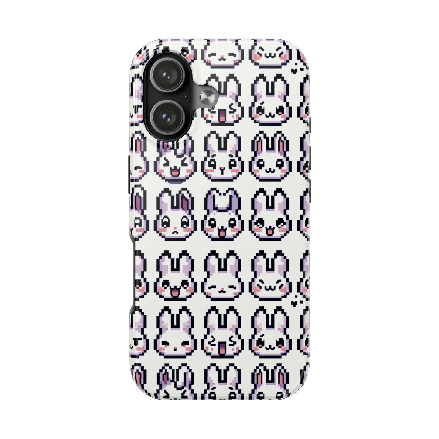 Cute Pixel Bunny Tough Phone Case - Stylish & Protective Cover for iPhone