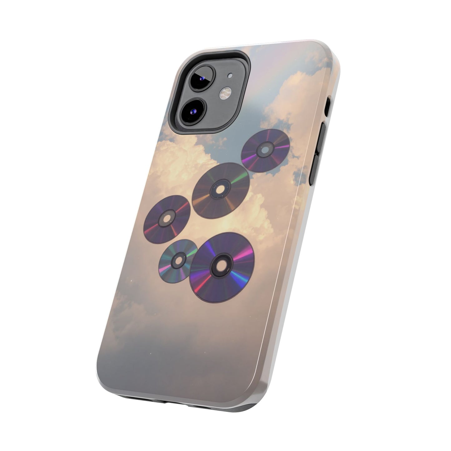 Vibrant Cloud CD Tough Phone Case - Durable and Stylish