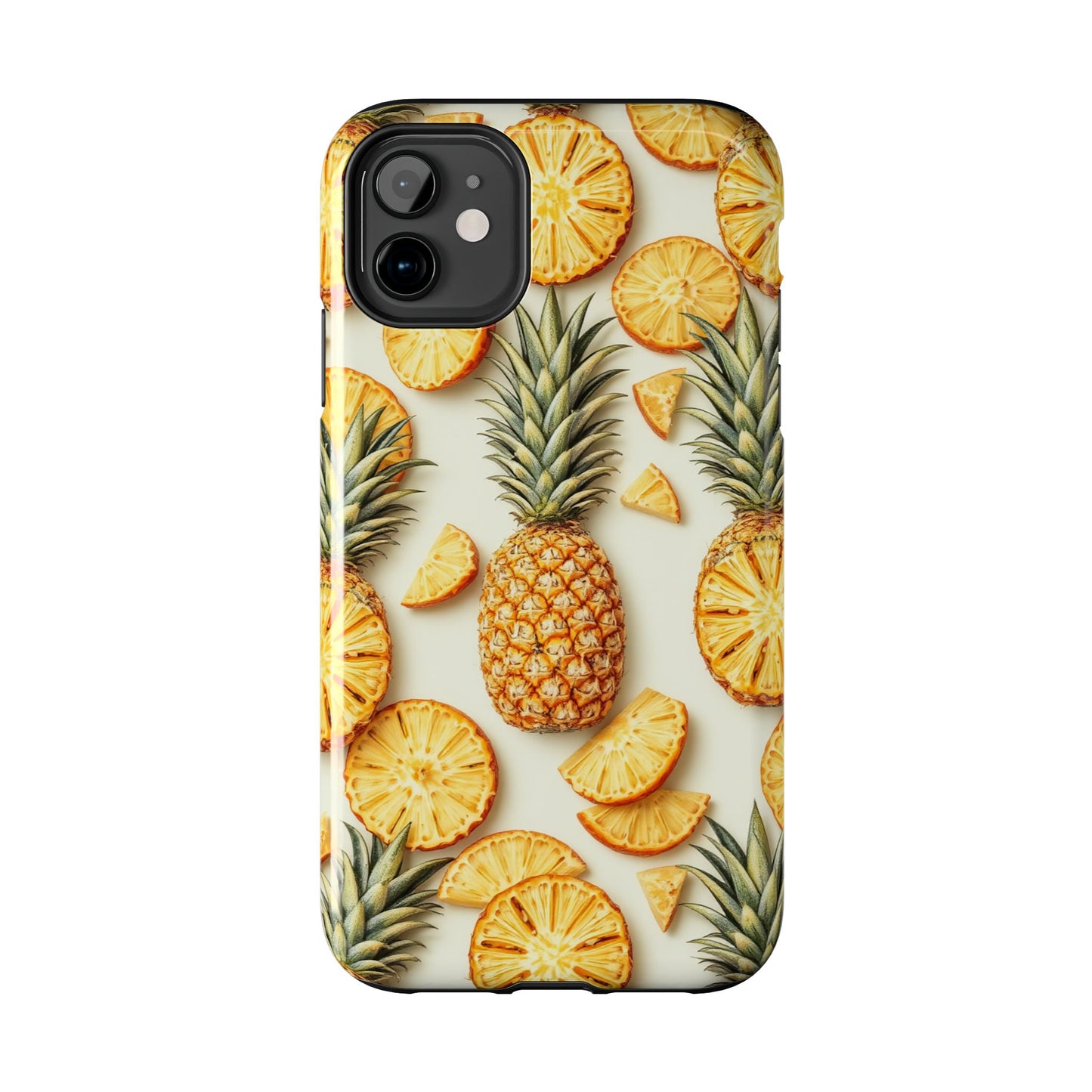 Tropical Pineapple Phone Case - Tough Phone Protector for Summer Vibes