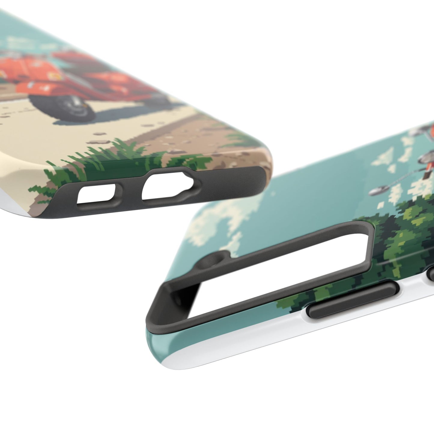 Retro Scooter Phone Case - Tough & Stylish Protection