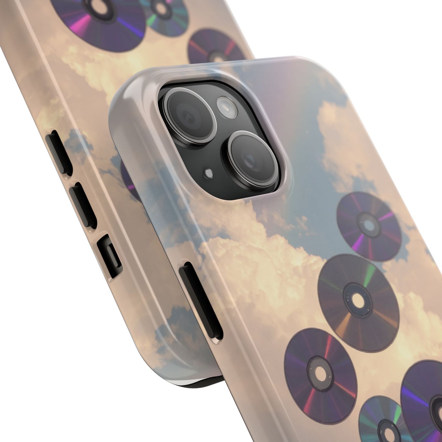 Vibrant Cloud CD Tough Phone Case - Durable and Stylish