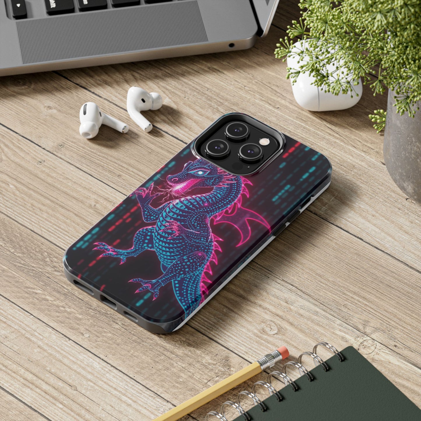 Electrifying Dragon Phone Case - Tough, Stylish Protection for Fantasy Lovers