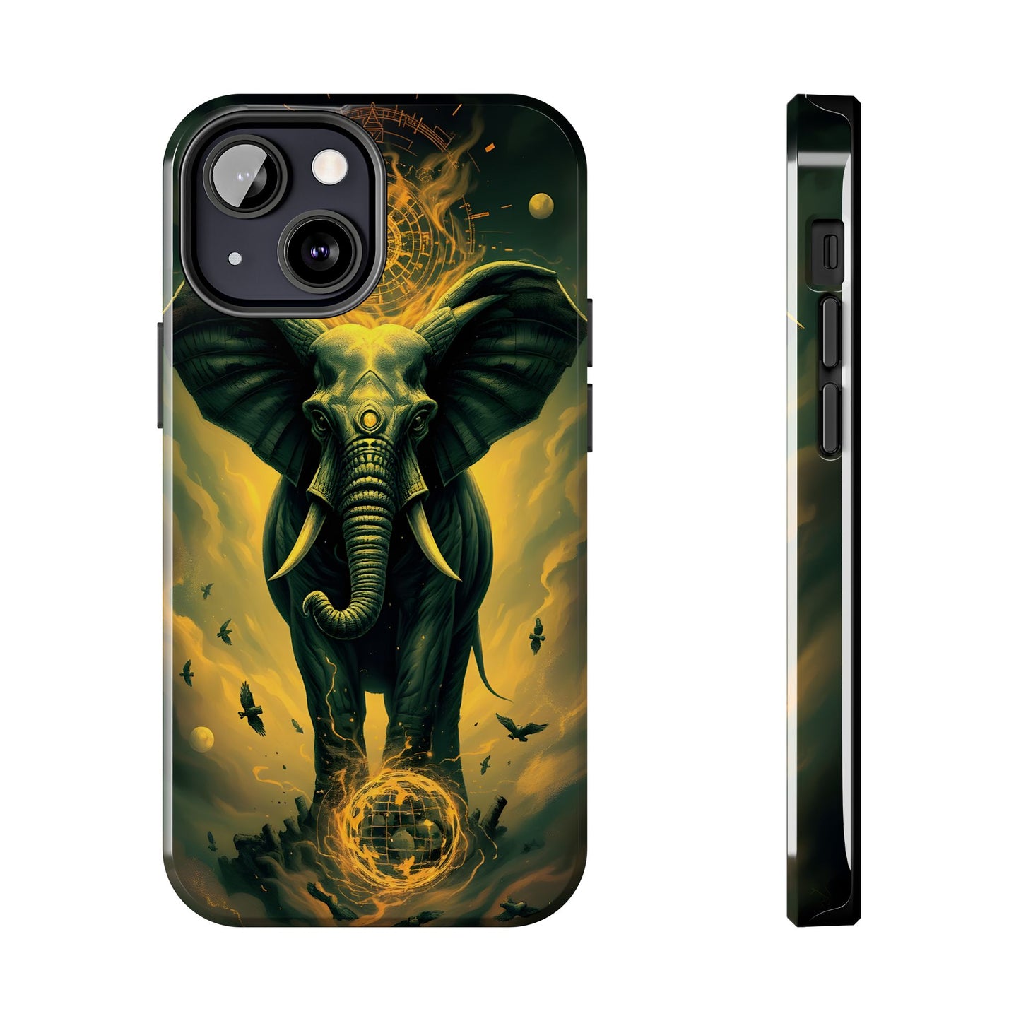 Majestic Elephant Clouds Tough Phone Case - Durable Protection with Bold Design - for iPhone