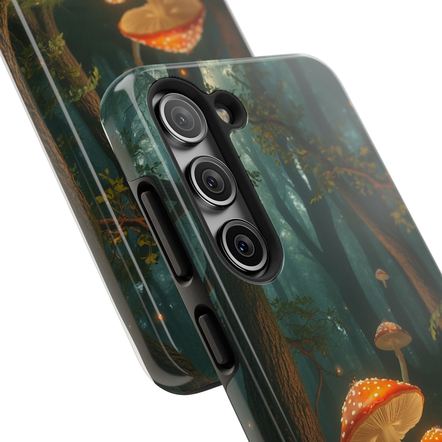 Whimsical Mushroom Tough Phone Case - Forest Fantasy Design