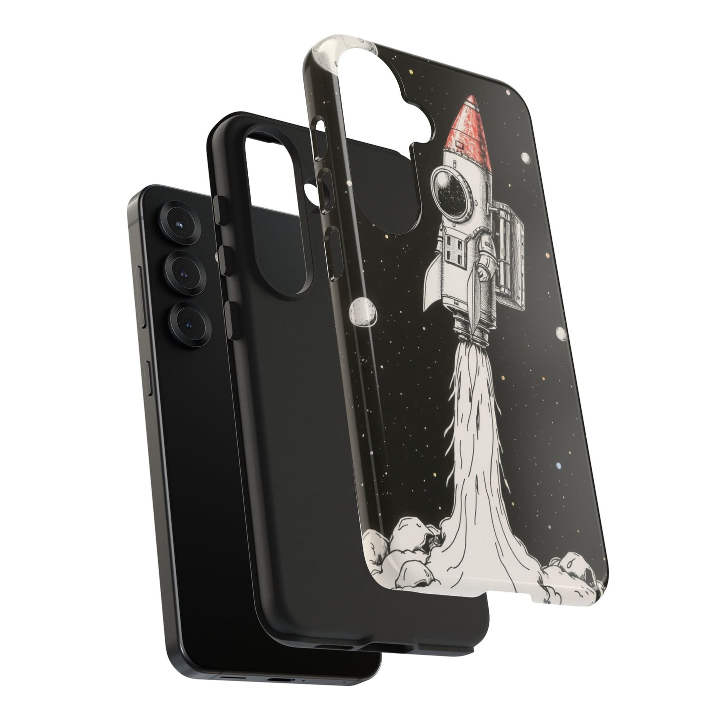 Cool Tough Phone Case for iPhone - Astro-Rocket Bond