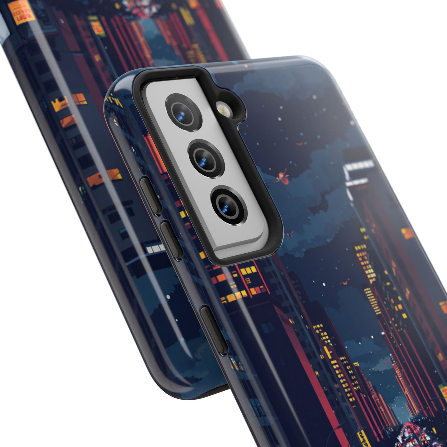 Urban Nightlife Tough Phone Case - Durable & Stylish Protection
