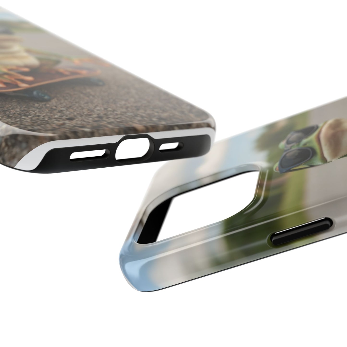 Cool Frog Skateboard Phone Case - Tough and Stylish Protection