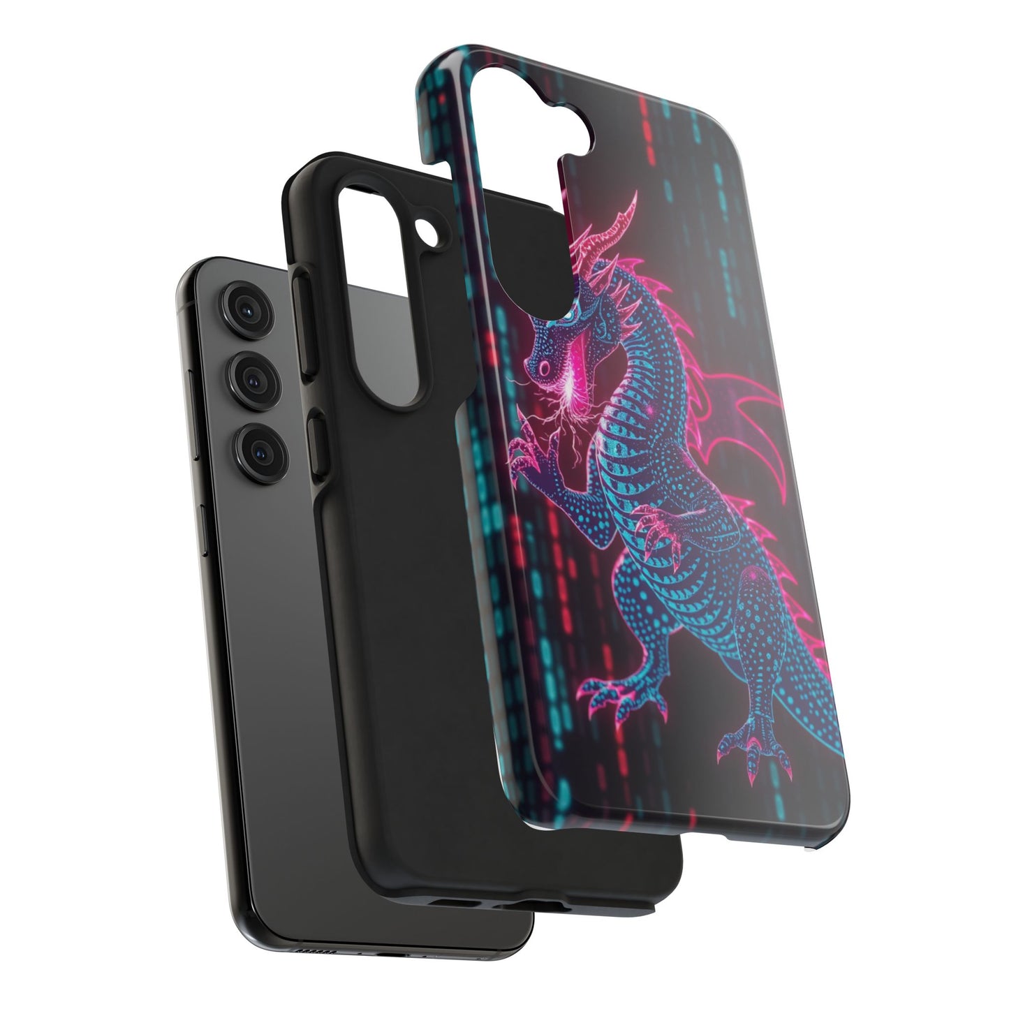 Electrifying Dragon Phone Case - Tough, Stylish Protection for Fantasy Lovers