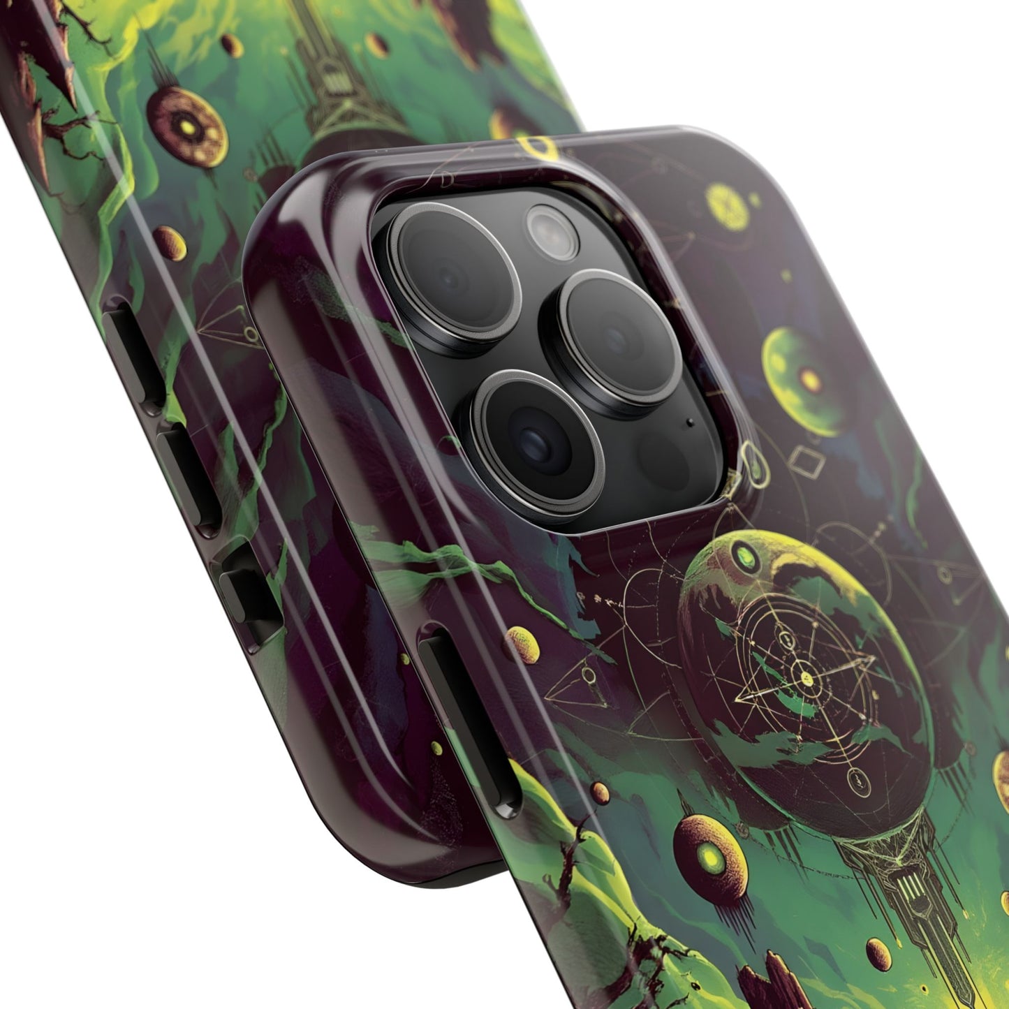 Cosmic Adventure Tough Phone Case - Galaxy Design for Space Enthusiasts - for iPhone