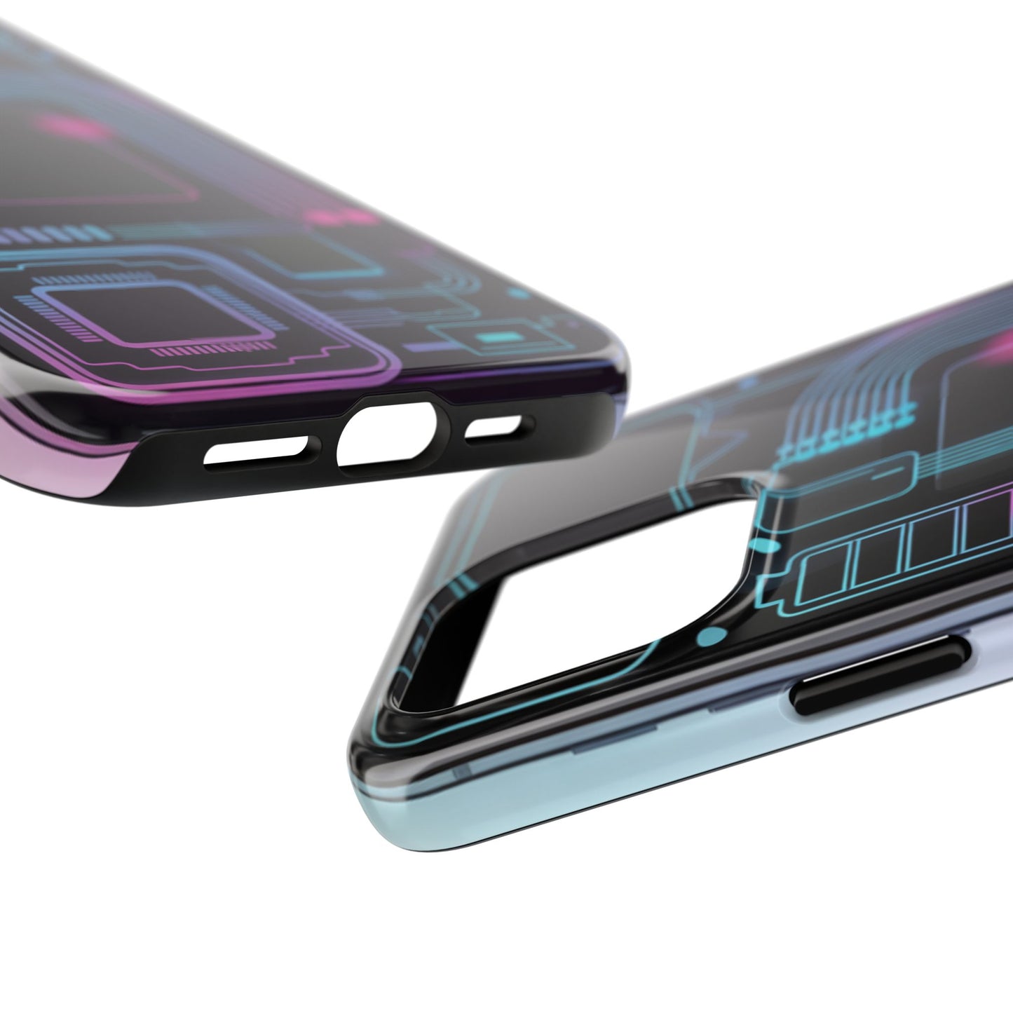 Cyberpunk Circuits Tough Phone Case