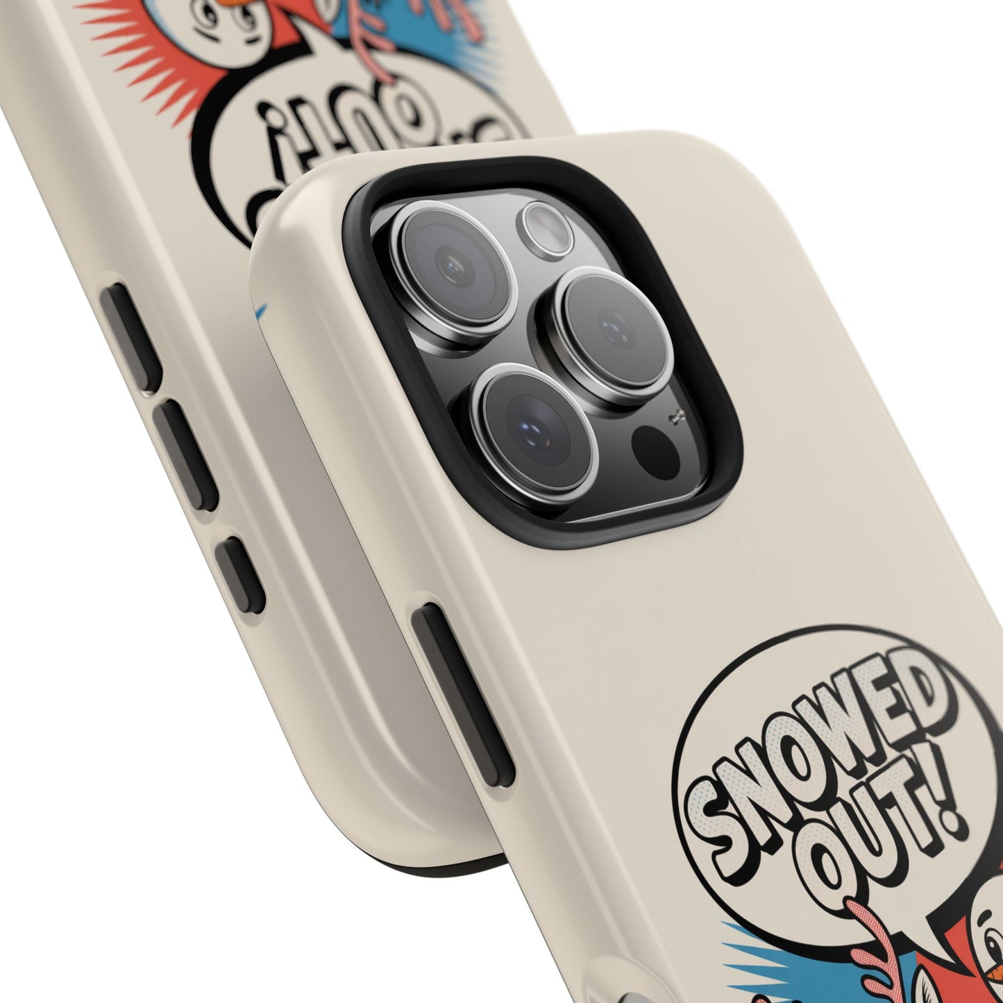 Snowman & Reindeer Tough Phone Case - Snowed Out Holiday Design