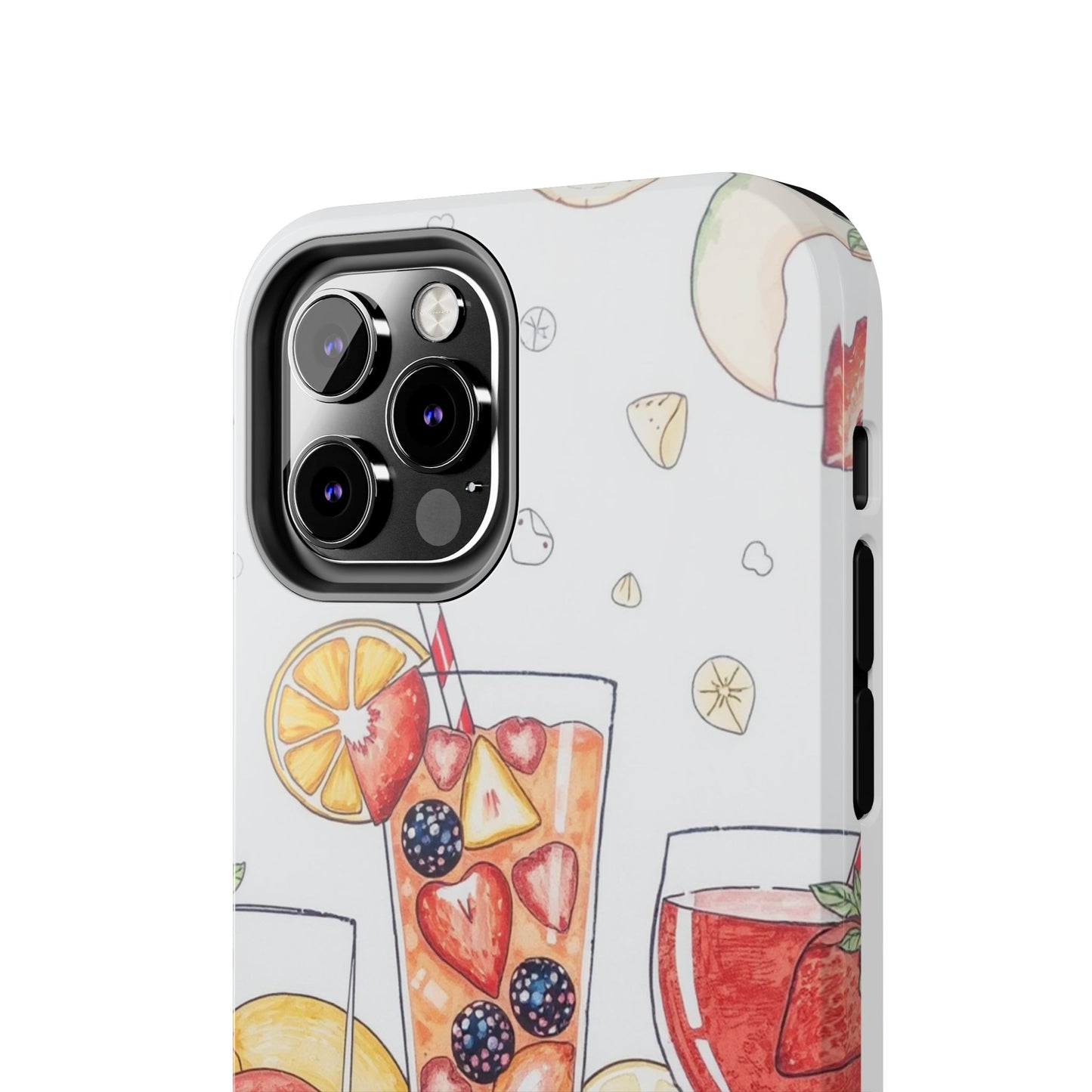 Colorful Fruit Cocktail Tough Phone Case - Perfect for Summer Vibes