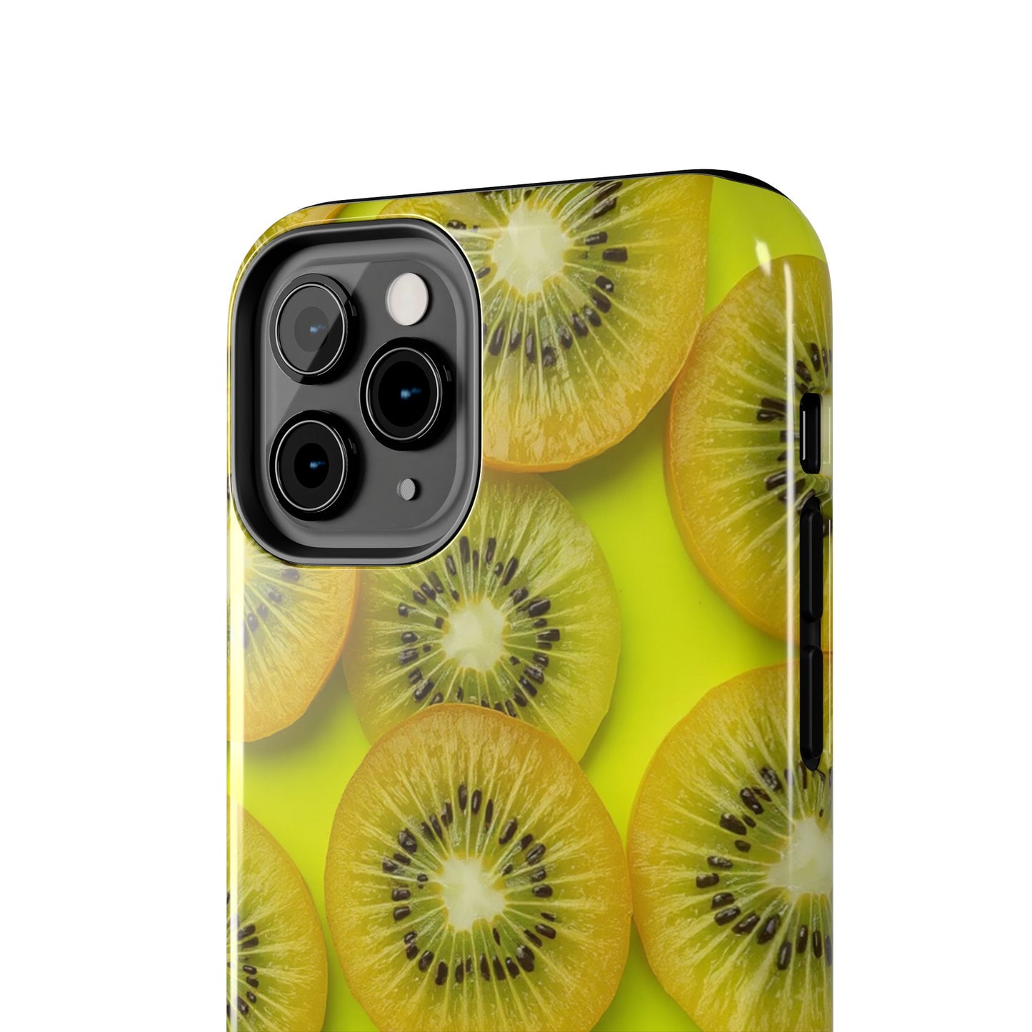 Vibrant Kiwi Tough Phone Case - Bright Yellow Design for Fruit Lovers