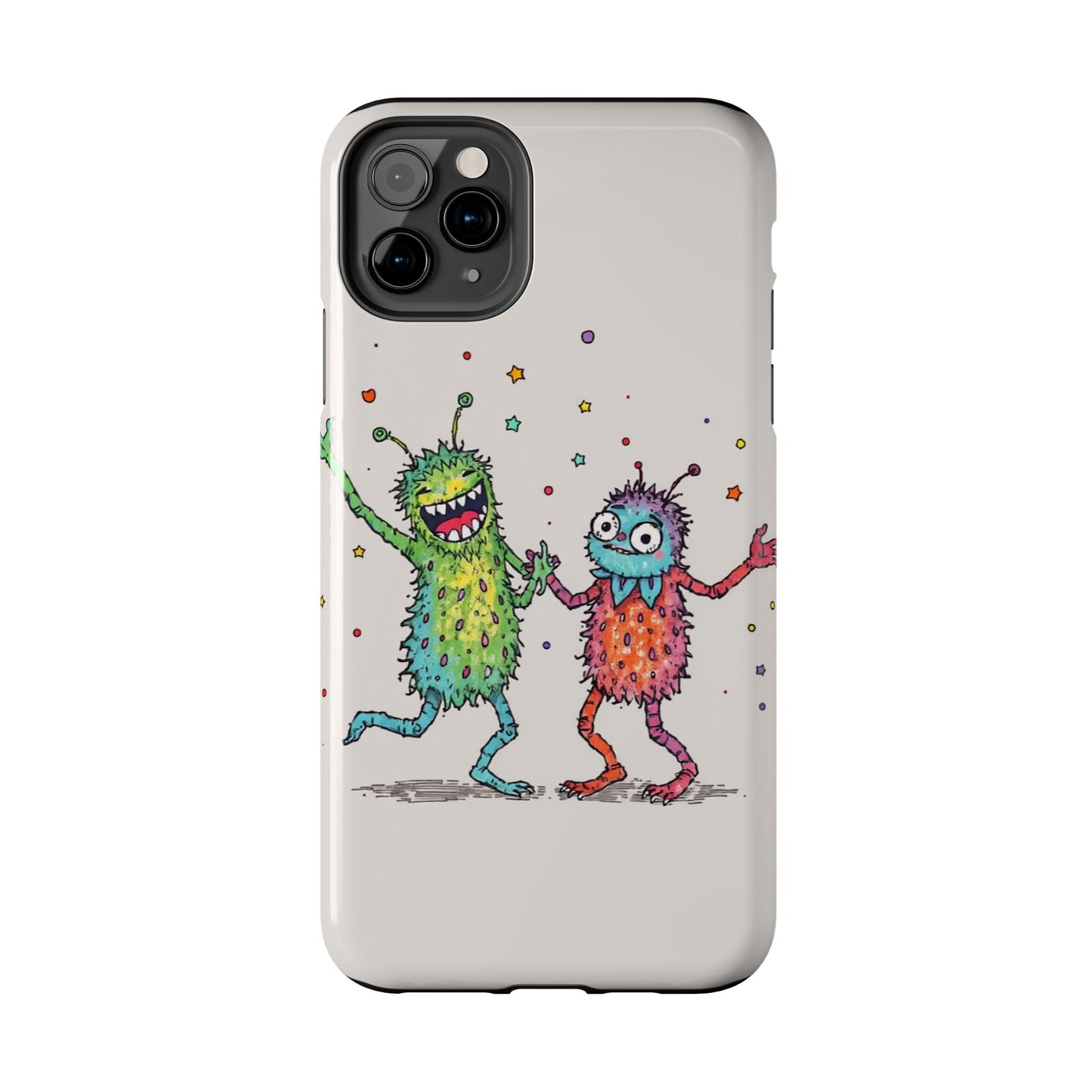 Colorful Monster Tough Phone Case - Fun and Playful Design