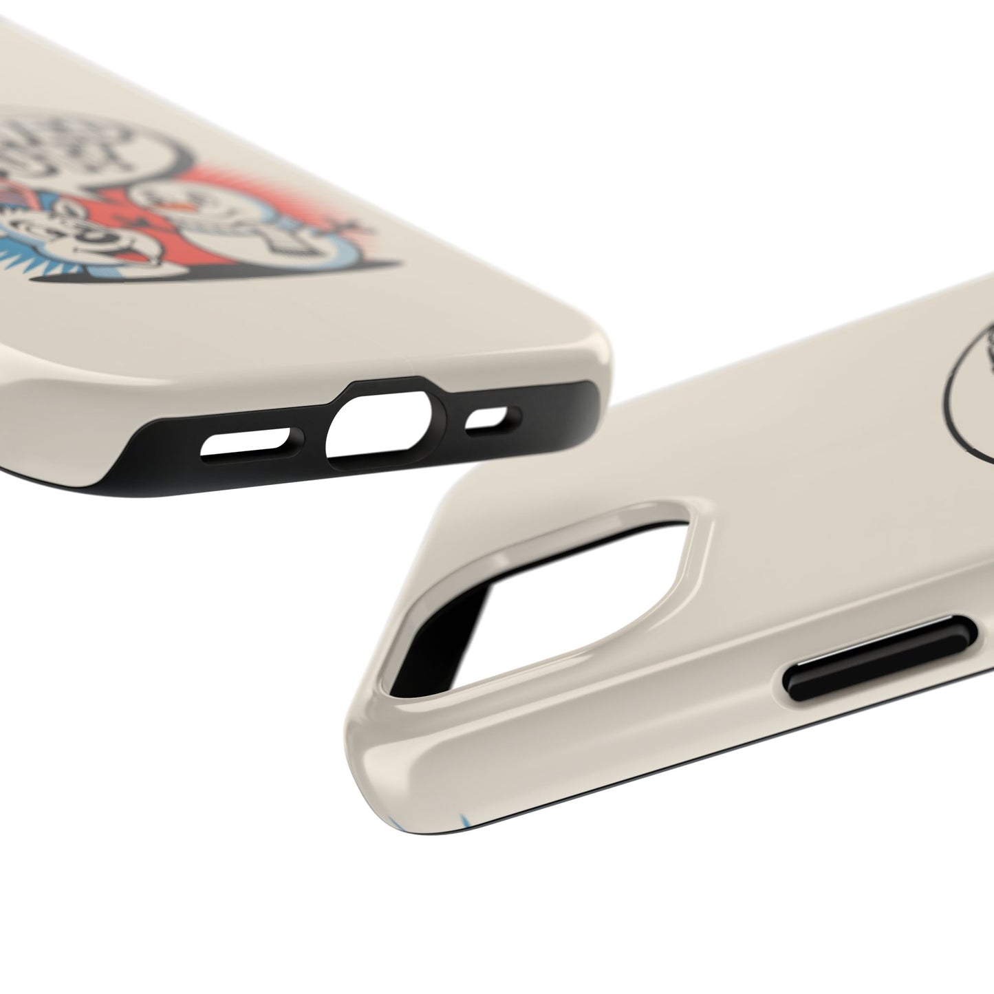 Snowman & Reindeer Tough Phone Case - Snowed Out Holiday Design