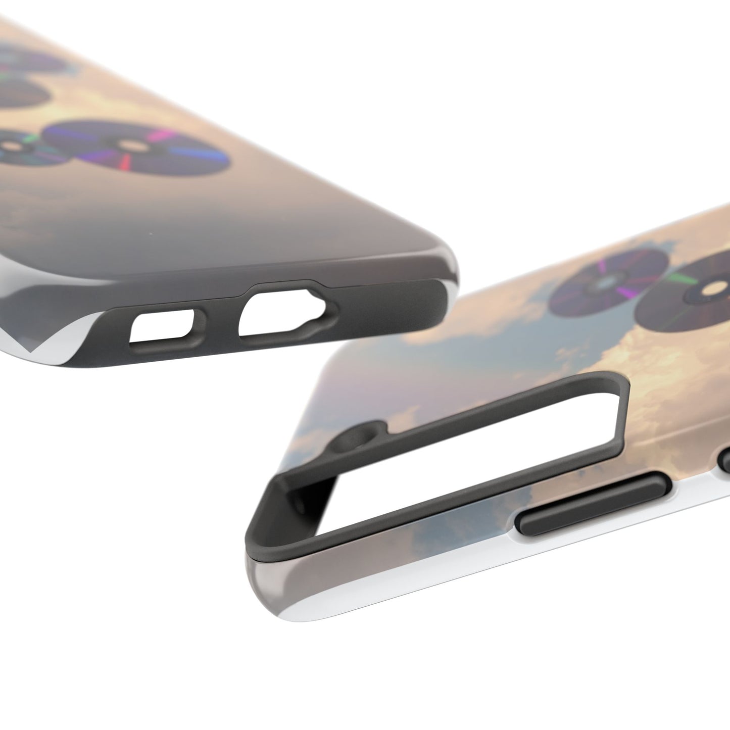 Vibrant Cloud CD Tough Phone Case - Durable and Stylish