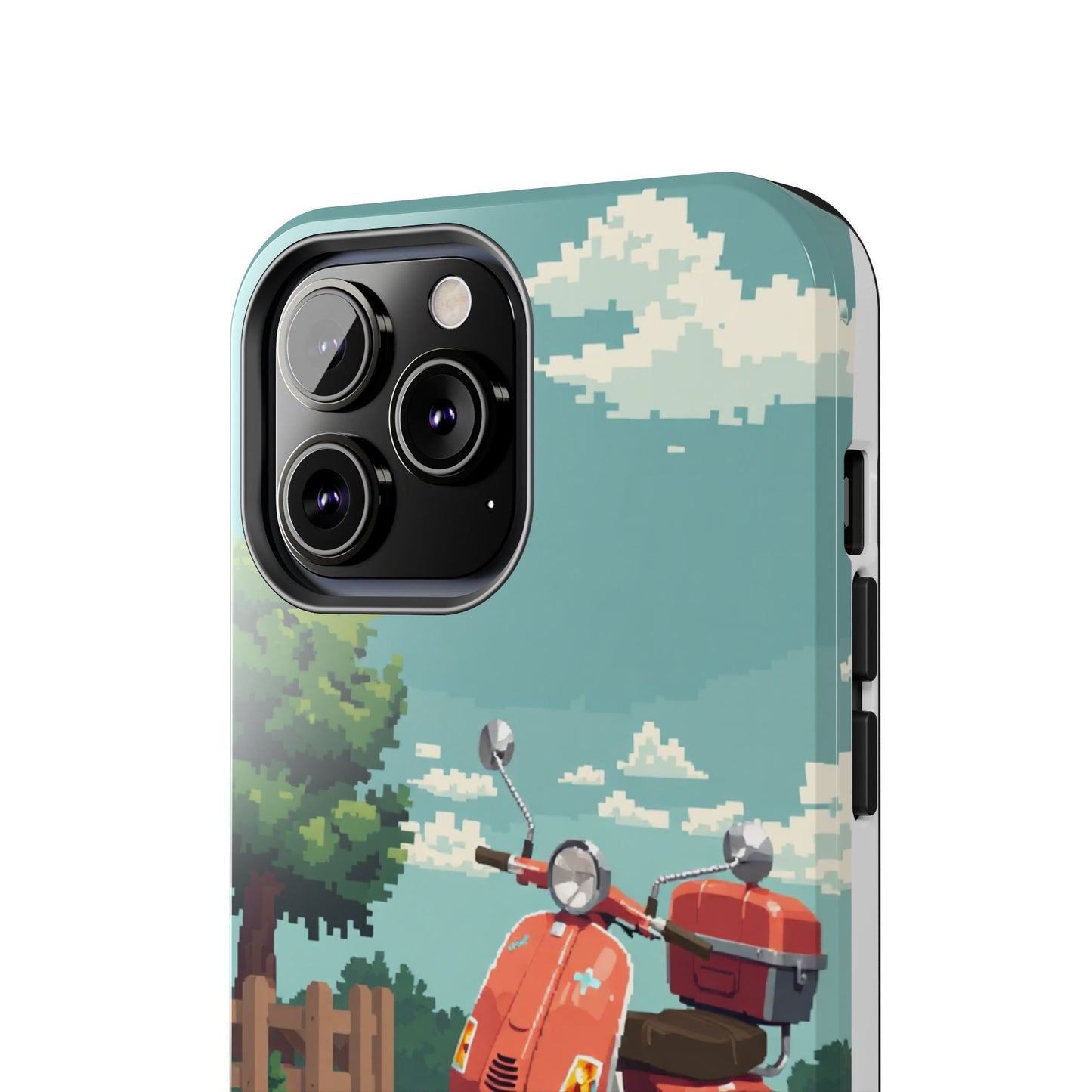 Retro Scooter Phone Case - Tough & Stylish Protection