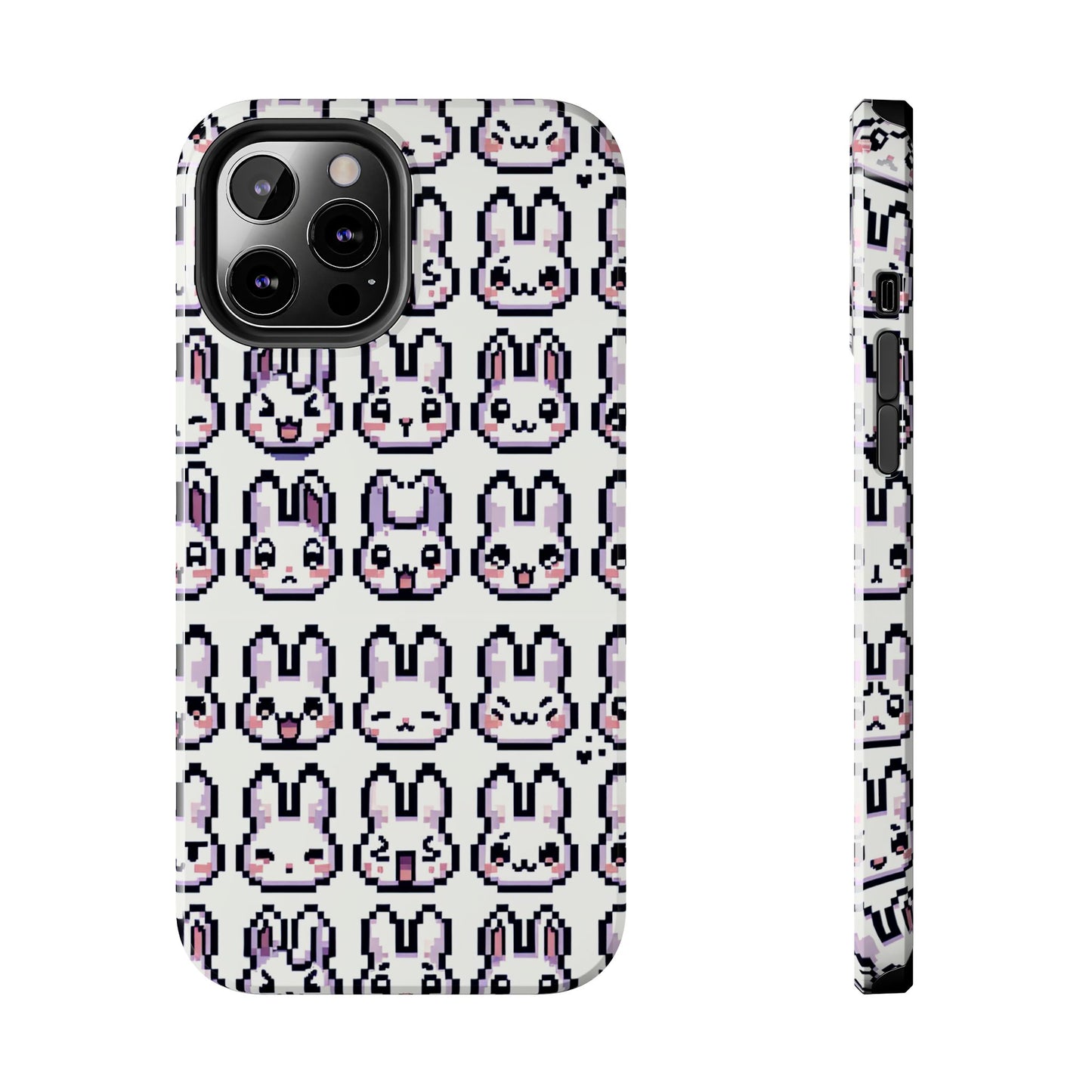 Cute Pixel Bunny Tough Phone Case - Stylish & Protective Cover for iPhone