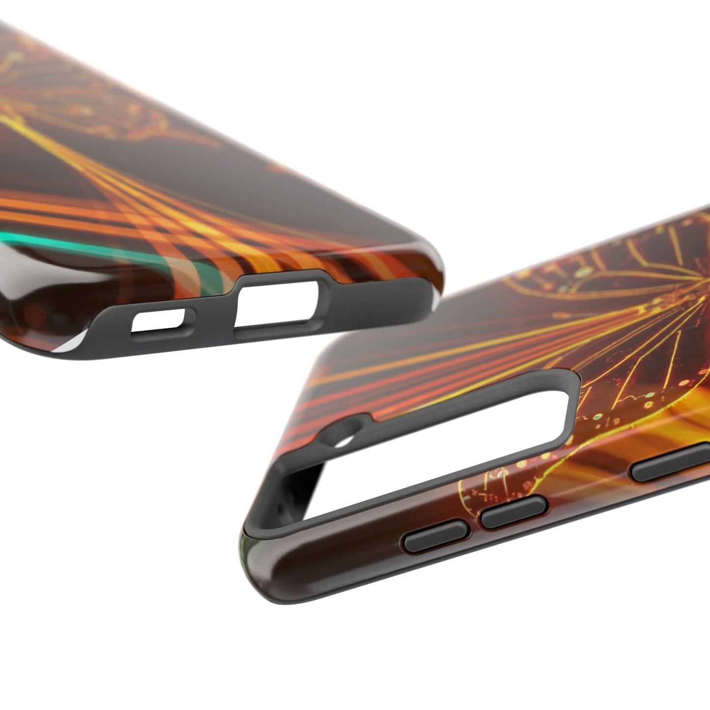 Elegant Butterfly Tough Phone Case - Stylish Protection for Nature Lovers