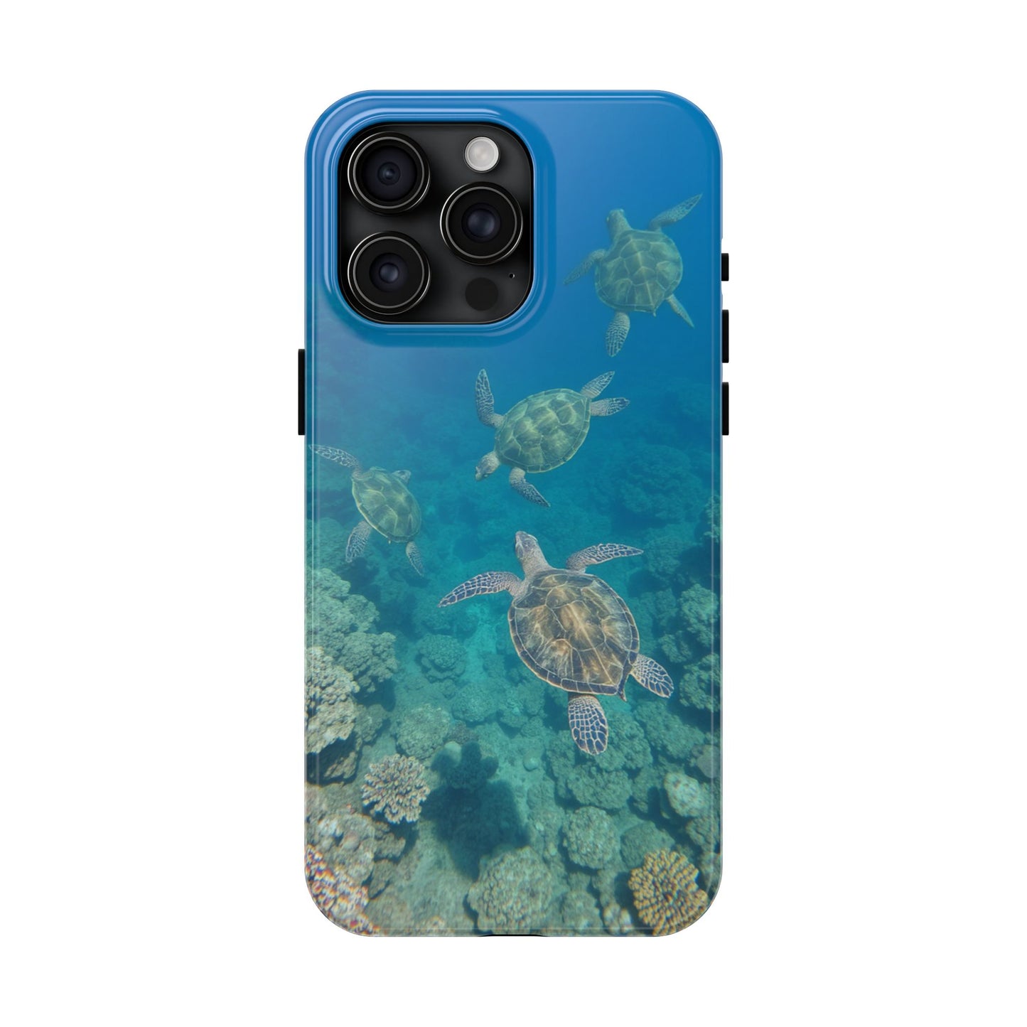Ocean Turtle Tough Phone Cases - Durable Protection with Marine Art