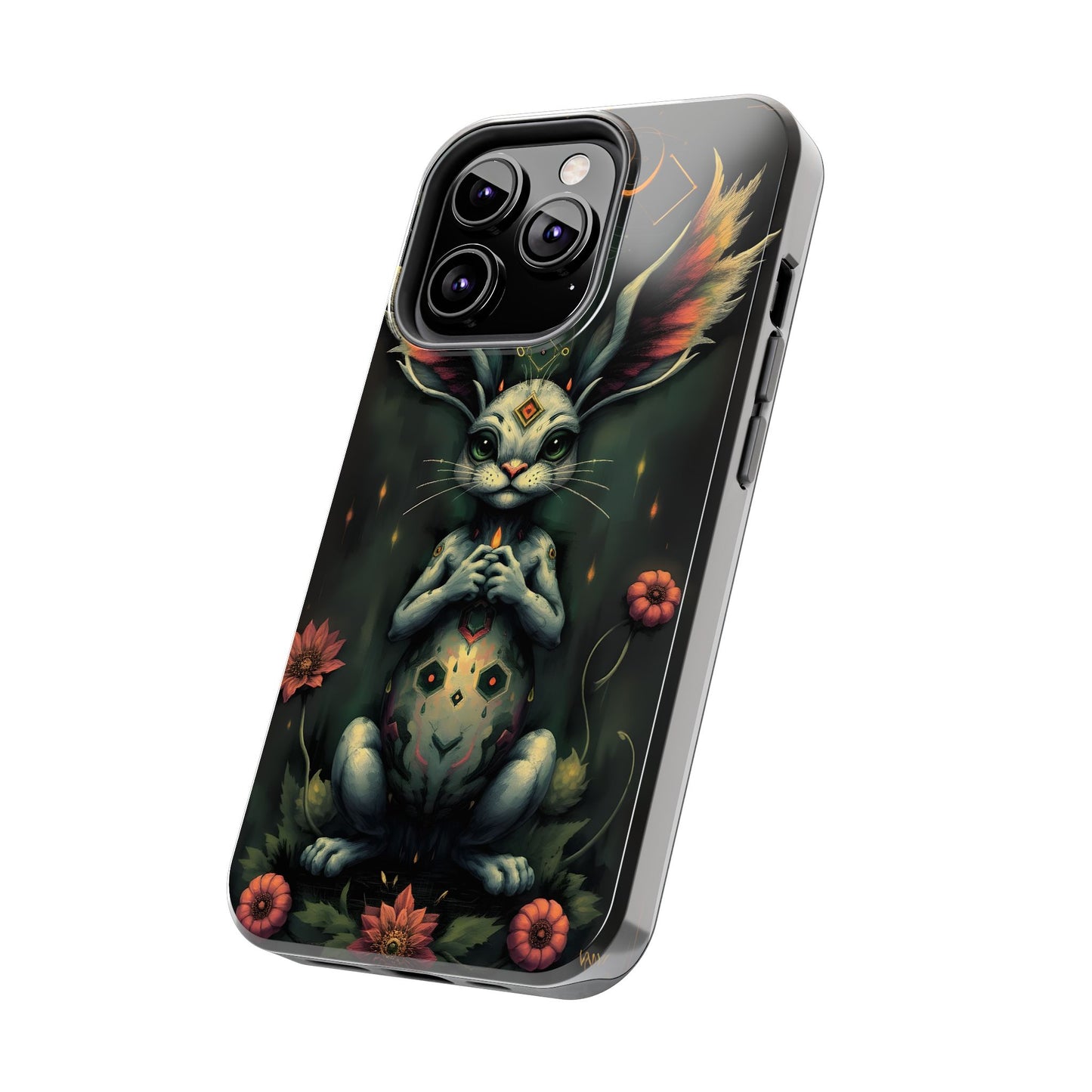 Artistic Rabbit Phone Cases - Unique and Durable Design of Mystical Bunny - for iPhone