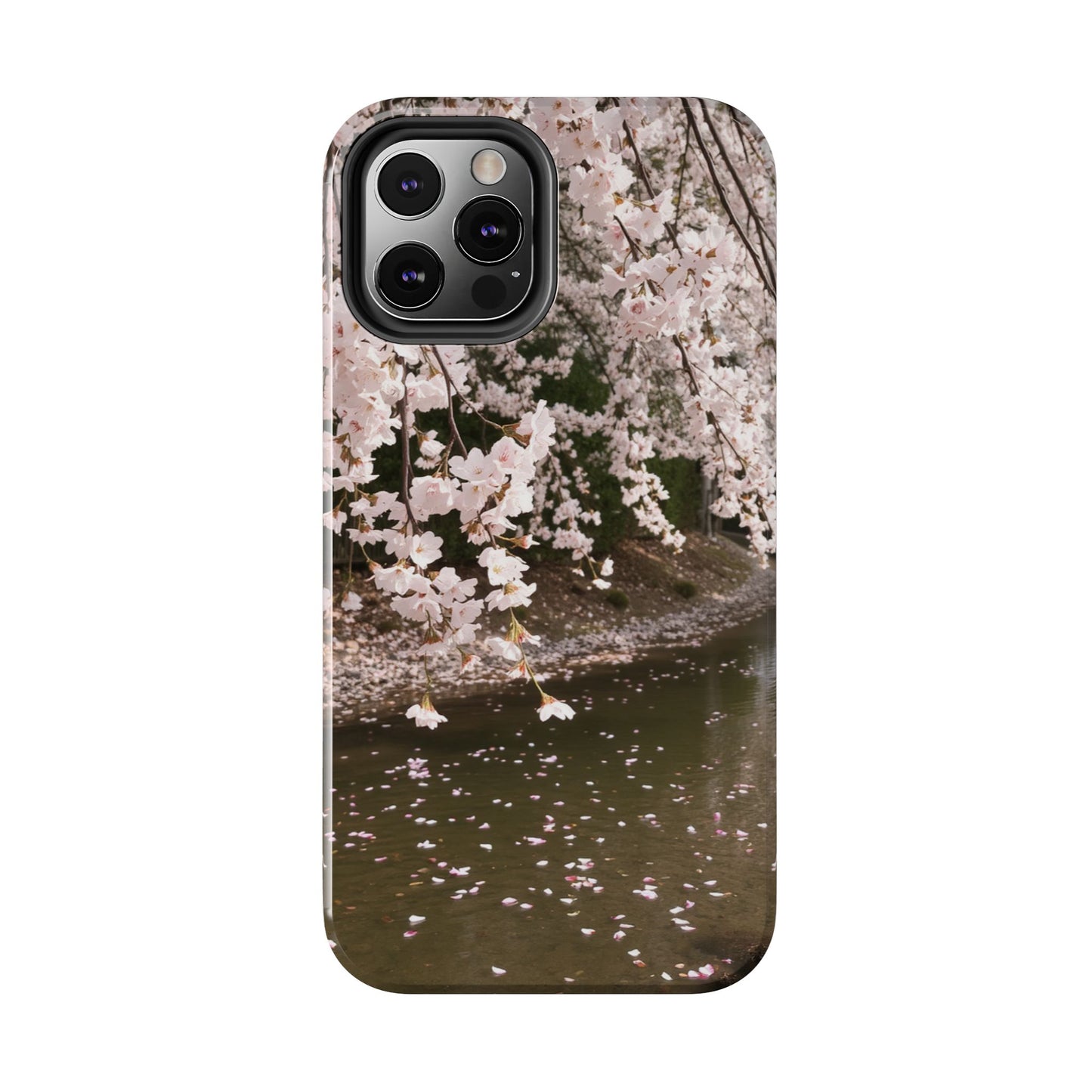 Cherry Blossom Tough Phone Cases - Durable Protection with Floral Serenity