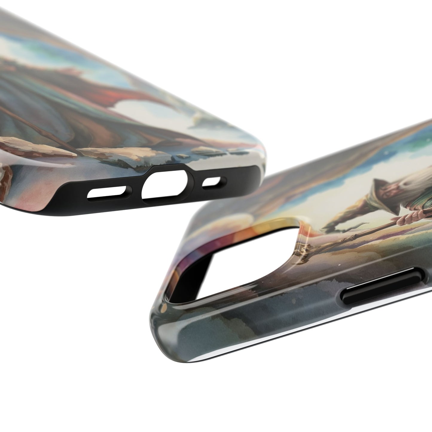 Magical Wizard Phone Case - Tough, Durable Phone Cover for Fantasy Lovers, Geek Gift, Unique Design, Celestial Phone Accessory