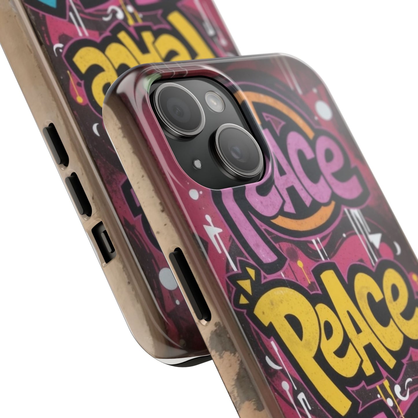 Colorful Peace Joy Tough Phone Case