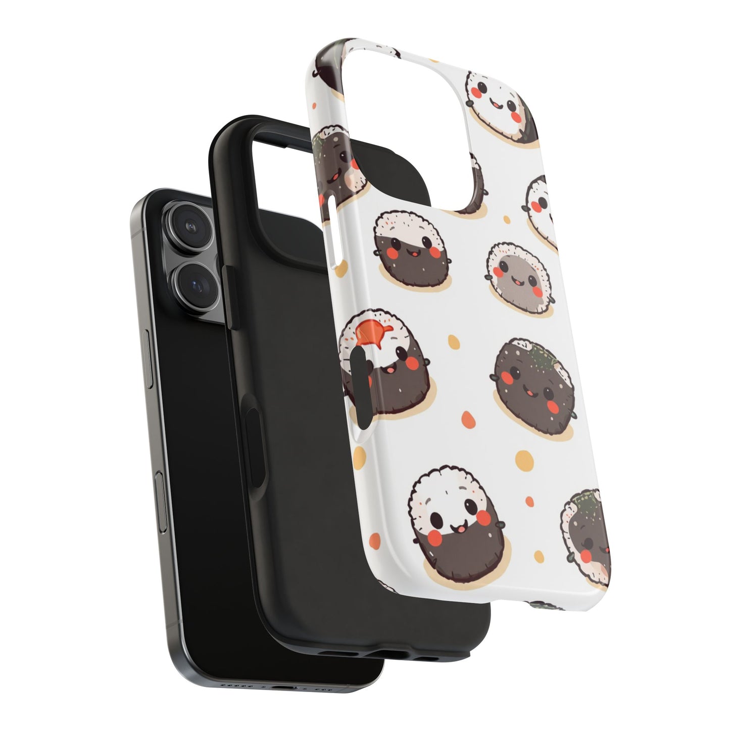 Cute Sushi Tough Phone Case - Kawaii Design for Food Lovers