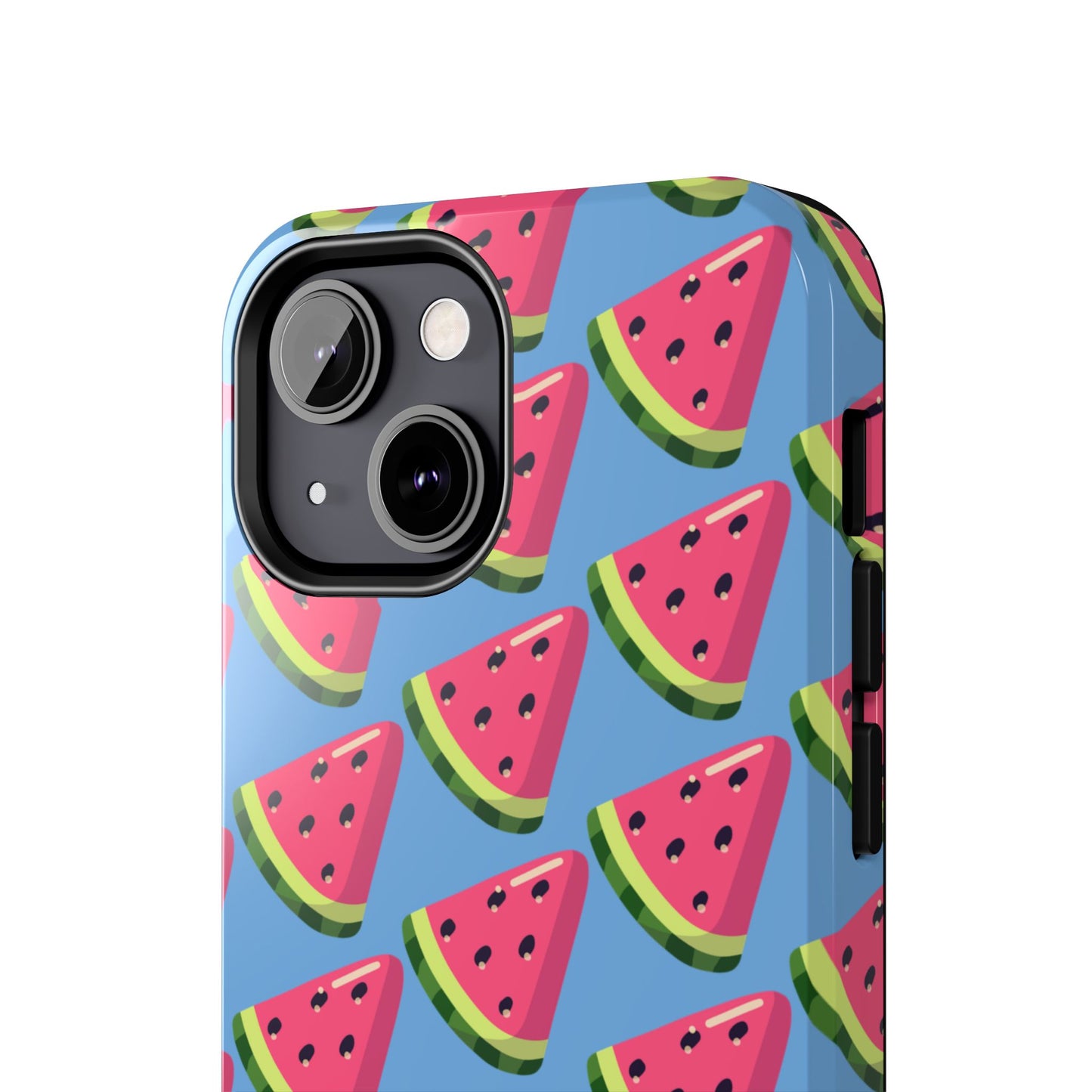 Watermelon Fun Tough Phone Case - Summer Vibes, Blue - for iPhone