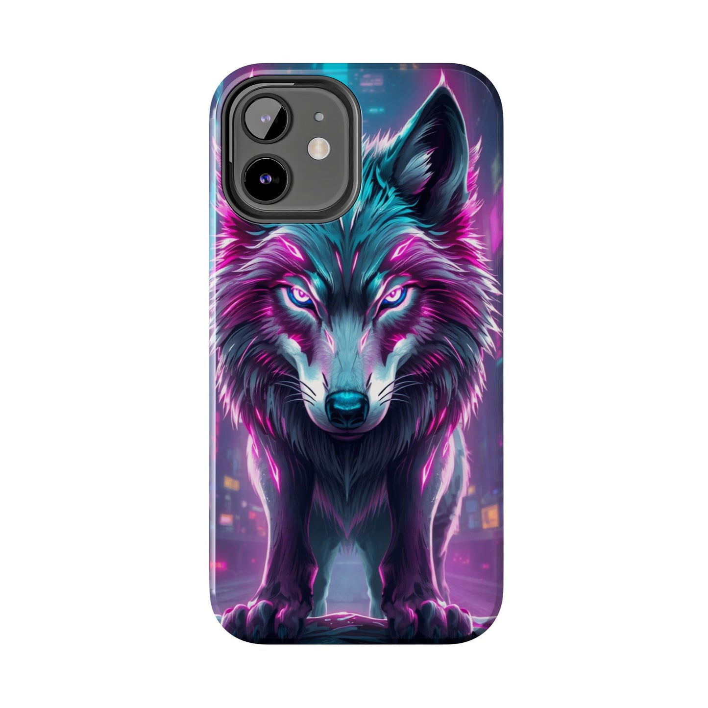 Fierce Wolf Phone Case - Tough & Vibrant Design for Animal Lovers
