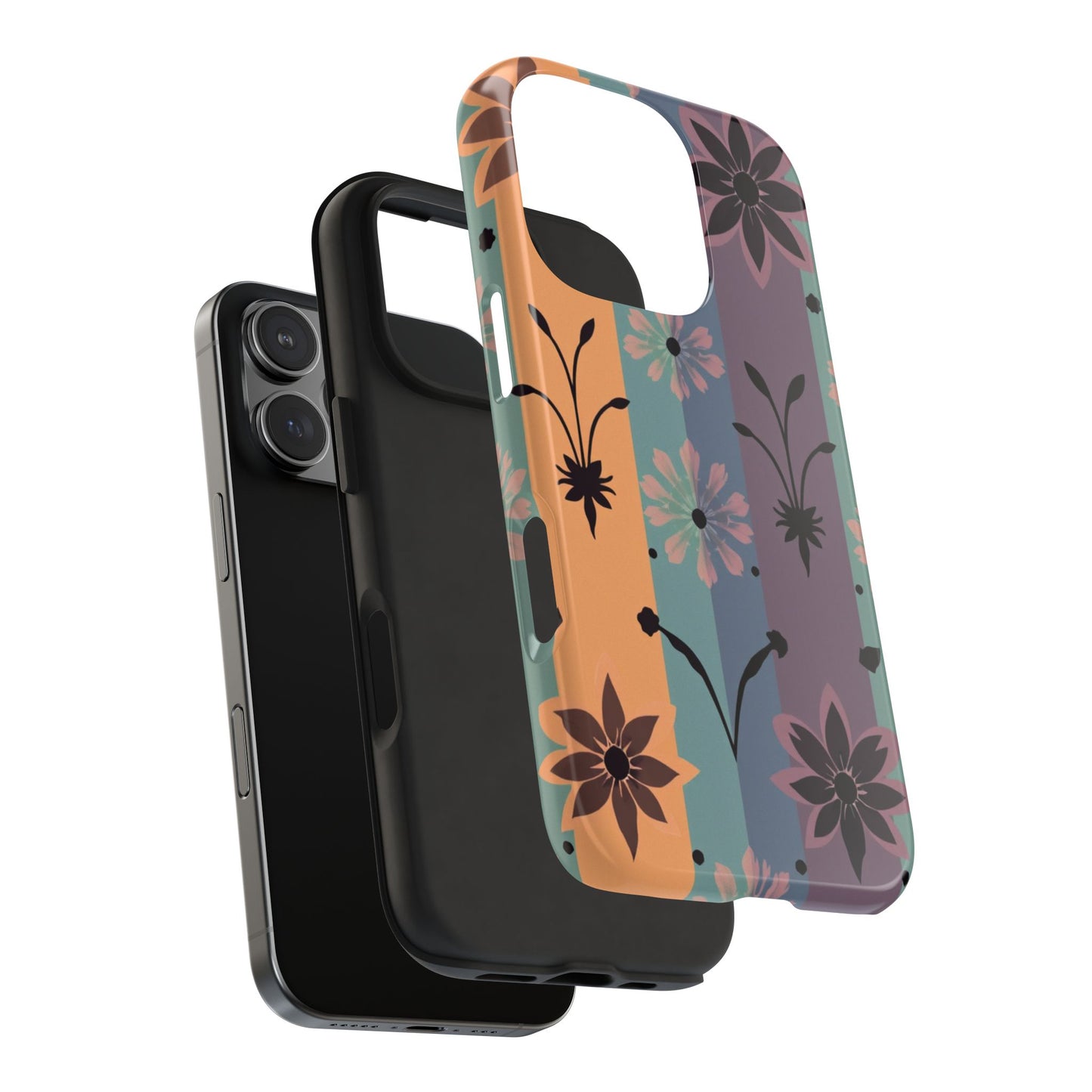 Boho Floral Tough Phone Cases - Durable & Stylish Protection - for iPhone