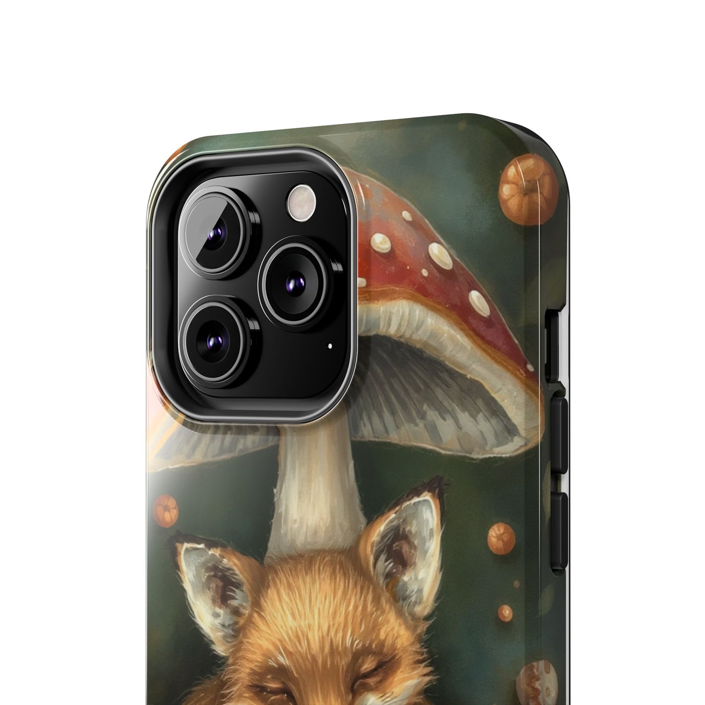 Cute Fox & Mushroom Phone Case - Tough Protective Cover