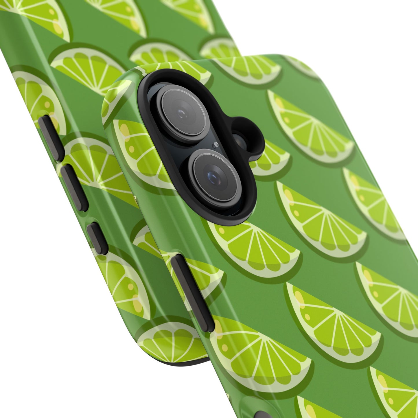 Lime Slice Tough Phone Case - Green Party - for iPhone