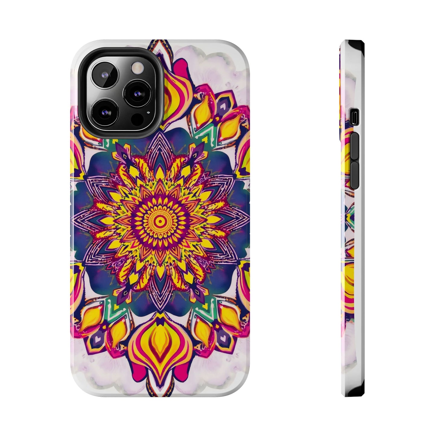 Vibrant Mandala Tough Phone Case - Boho Style Protection - for iPhone