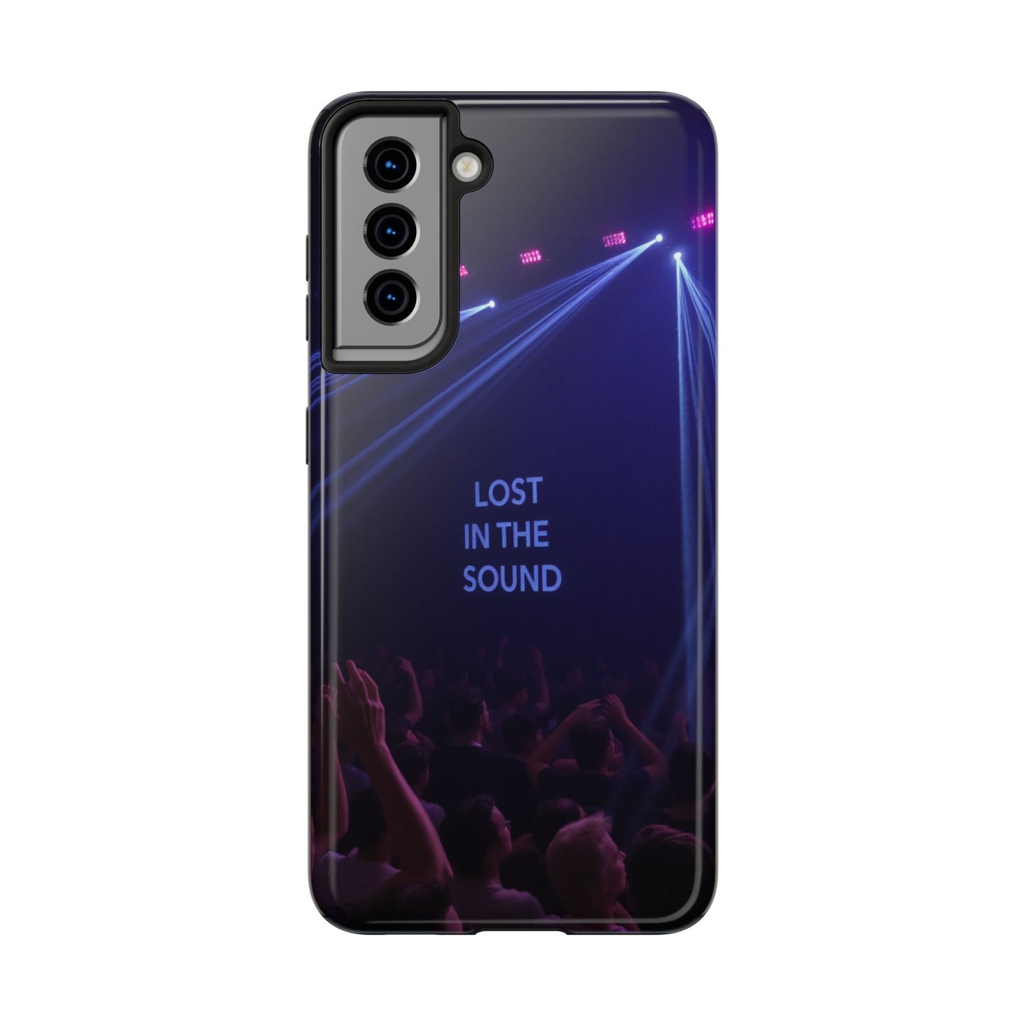 Vibrant Tough Phone Case - 'Lost in the Sound' Design for Music Lovers